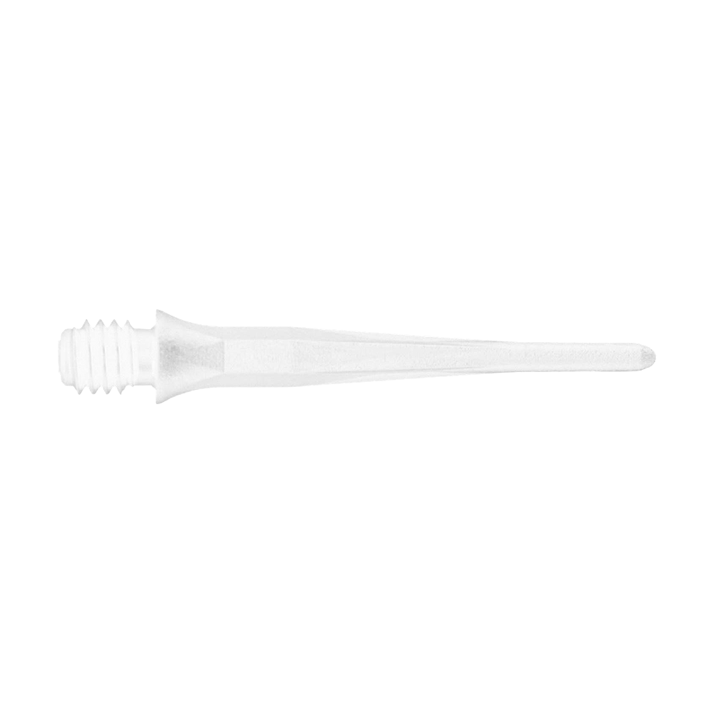 Puntas de dardo blandas Caliburn 2BA blancas - Paquete de 50 Gezeigt werden Caliburn 2BA Softdartspitzen in Weiß als praktischer 50er Pack. Diese weißen Softdartspitzen sind für viele Darts geeignet.