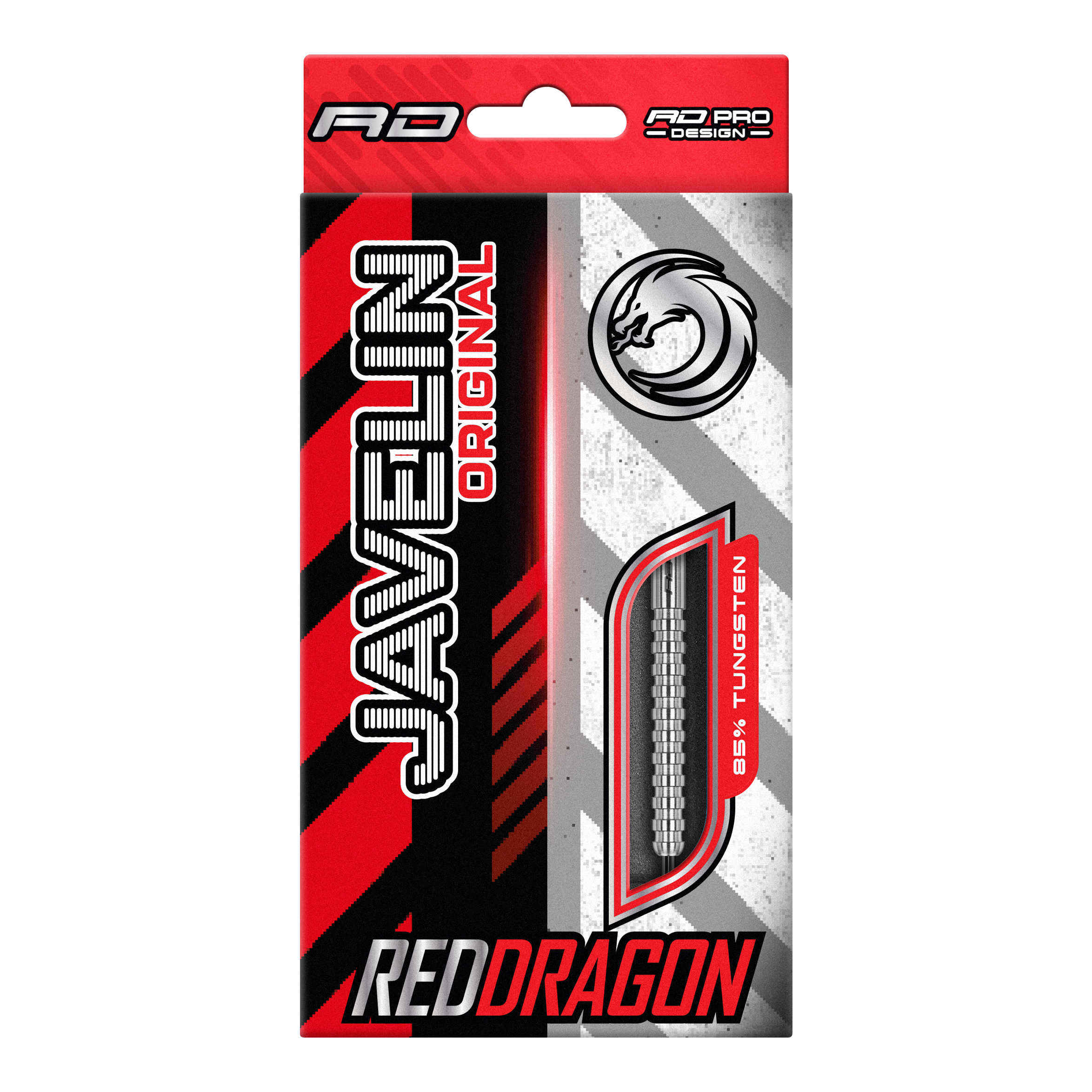 Red Dragon Javelin Steeldarts Auf dem Bild sind die Red Dragon Javelin Steeldarts zu sehen. Diese Darts sind für Präzision und Leistung bekannt.