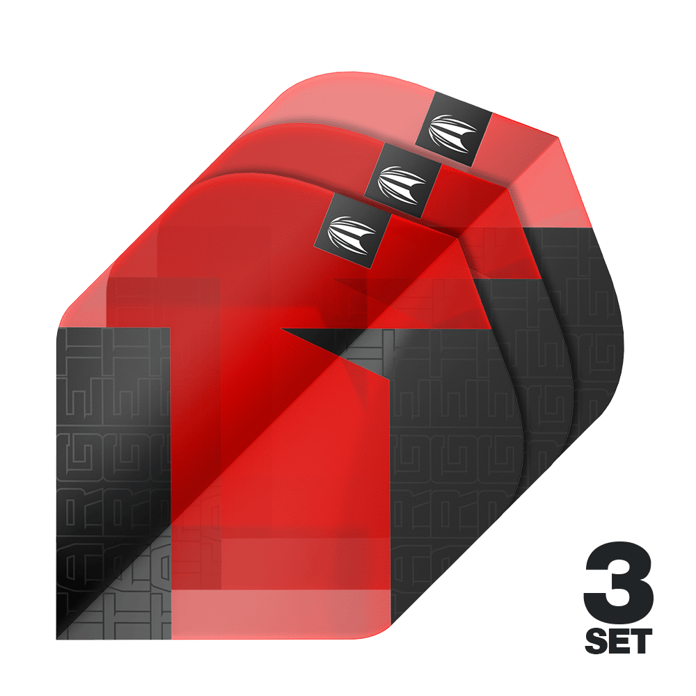 Plumas estándar Target Pro Ultra TAG Red No2 - 3 juegos