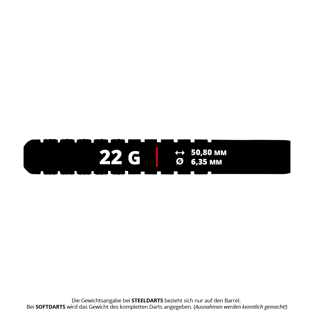 Ocelové šipky Red Dragon Rob Owen Stack Attack - 22g Dies ist das Produkt Red Dragon Rob Owen Stack Attack Steedarts - 22g. Das Bild stellt Steeldarts aus dieser Kollektion dar.