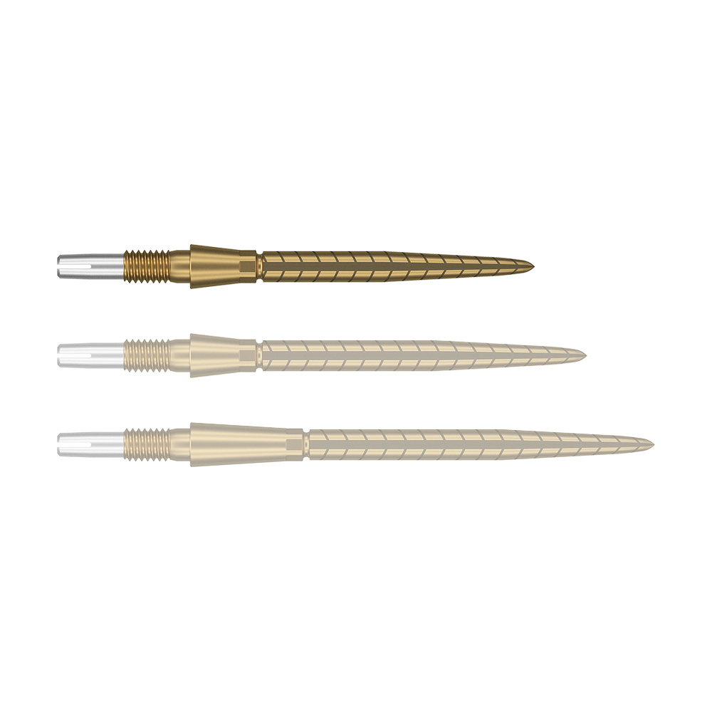 Target Swiss Storm Quartz Dart Tips - Gold