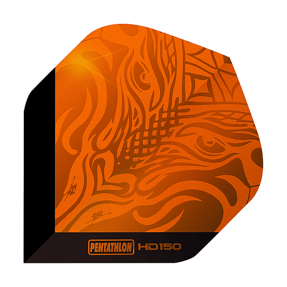 Pentathlon HD150 Metallic Orange Standard Flights