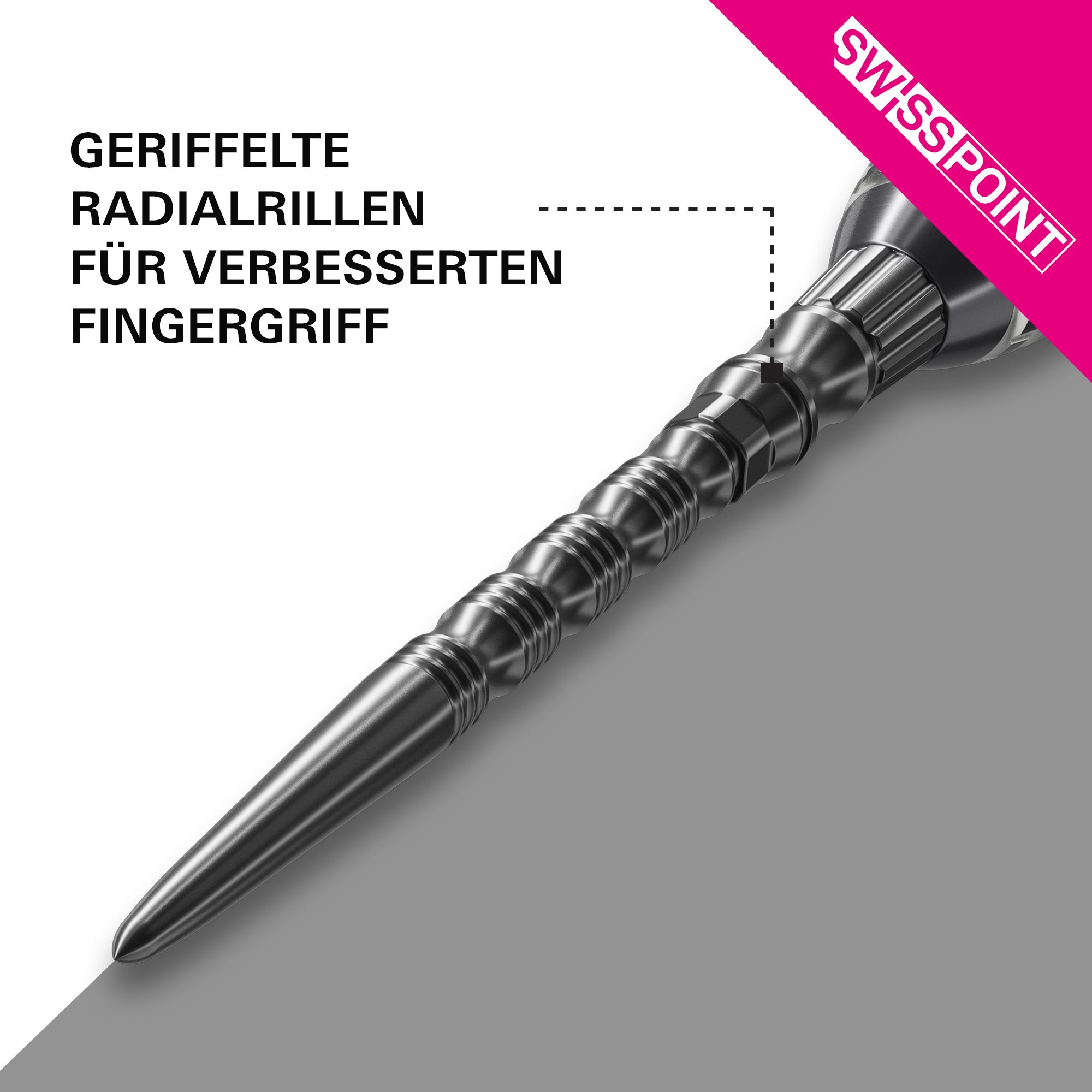 Target Signature Swiss Point TRB Steeldartspitzen - Schwarz Target Signature Swiss Point TRB Steeldartspitzen in Schwarz. Die Dartspitzen sind auf diesem Produktbild zu sehen.