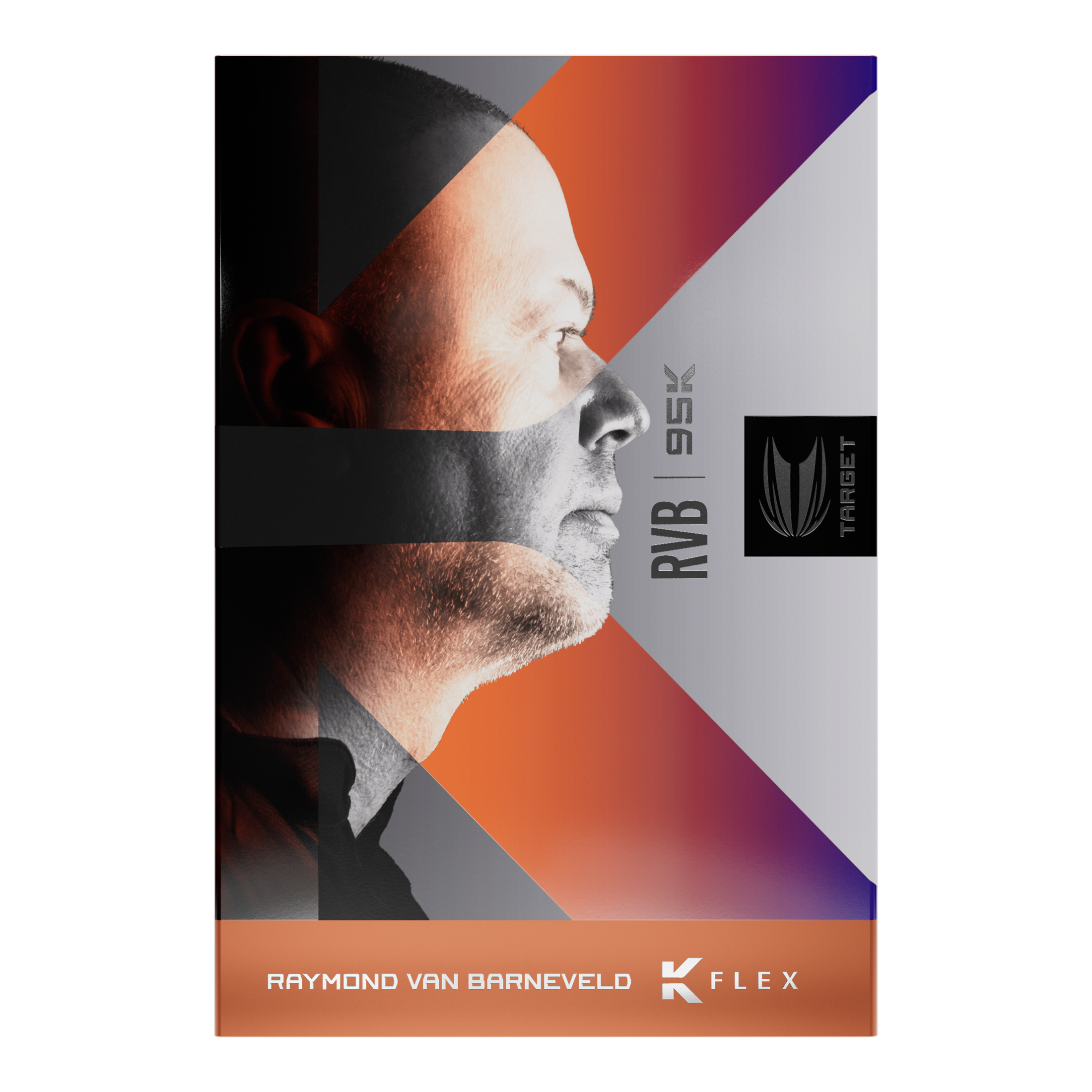 Terč Raymond Van Barneveld 95K měkké šipky - 20g Das Bild zeigt die Target Raymond Van Barneveld 95K Softdarts, 20g. Die Darts werden aus einer anderen Ansicht dargestellt.