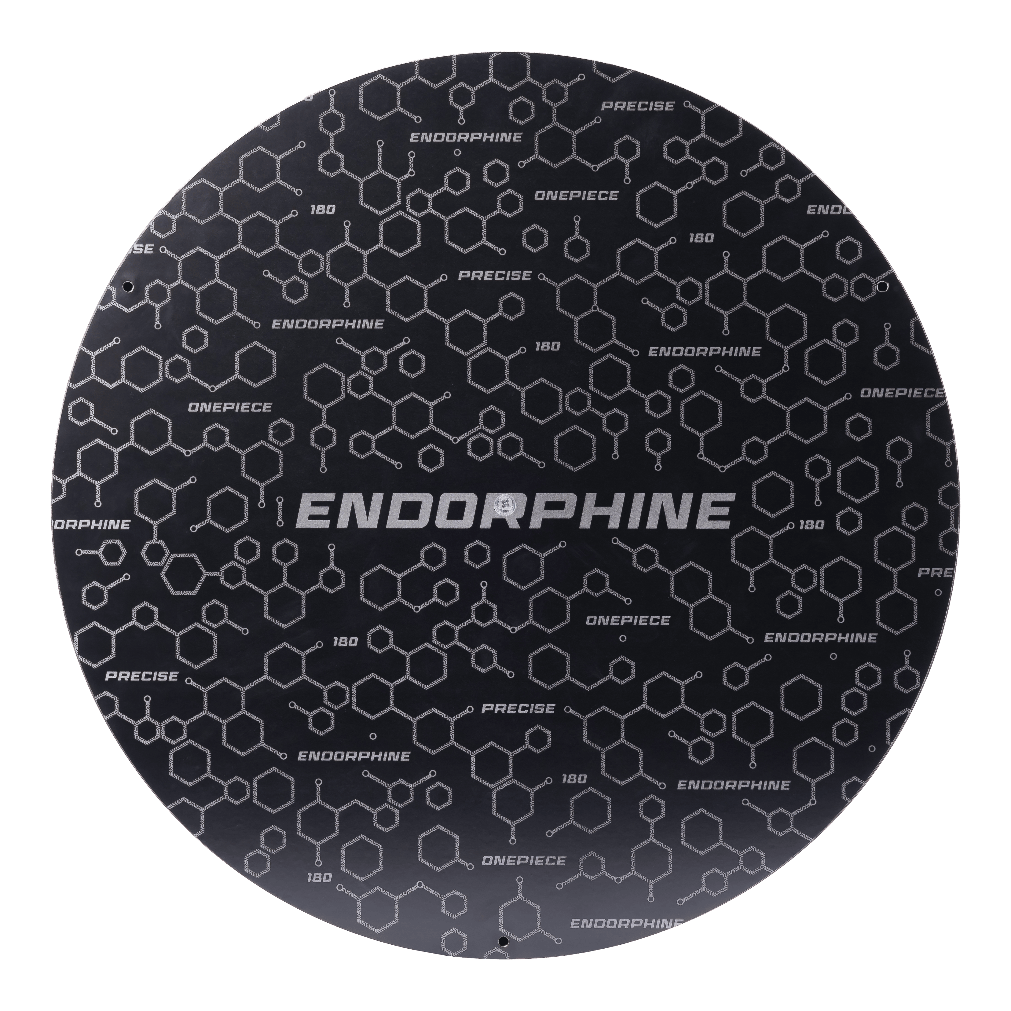 Precise 180 Endorphine Steeldartboard mit Nummernring - Infinity Blue Dieses Bild zeigt das Precise 180 Endorphine Steeldartboard mit Nummernring in Weiß. Es ist ein hochwertiges Dartboard mit klaren Zahlen.
