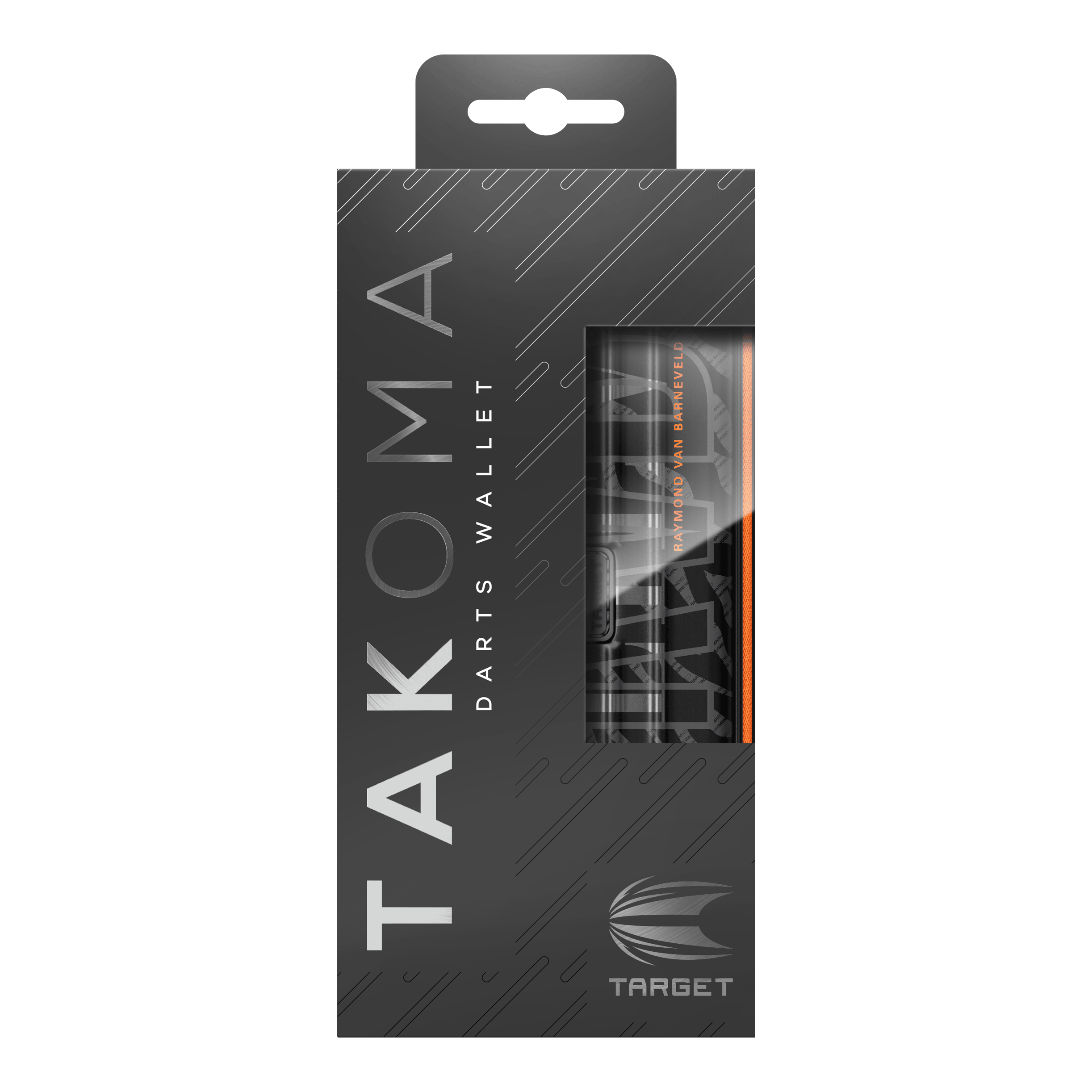 Pouzdro na šipky Raymond Van Barneveld řady Takoma Ghost Das Bild zeigt das Takoma Ghost Series Raymond Van Barneveld Dartcase. Es handelt sich um ein spezielles Dart-Etui für Dartzubehör.