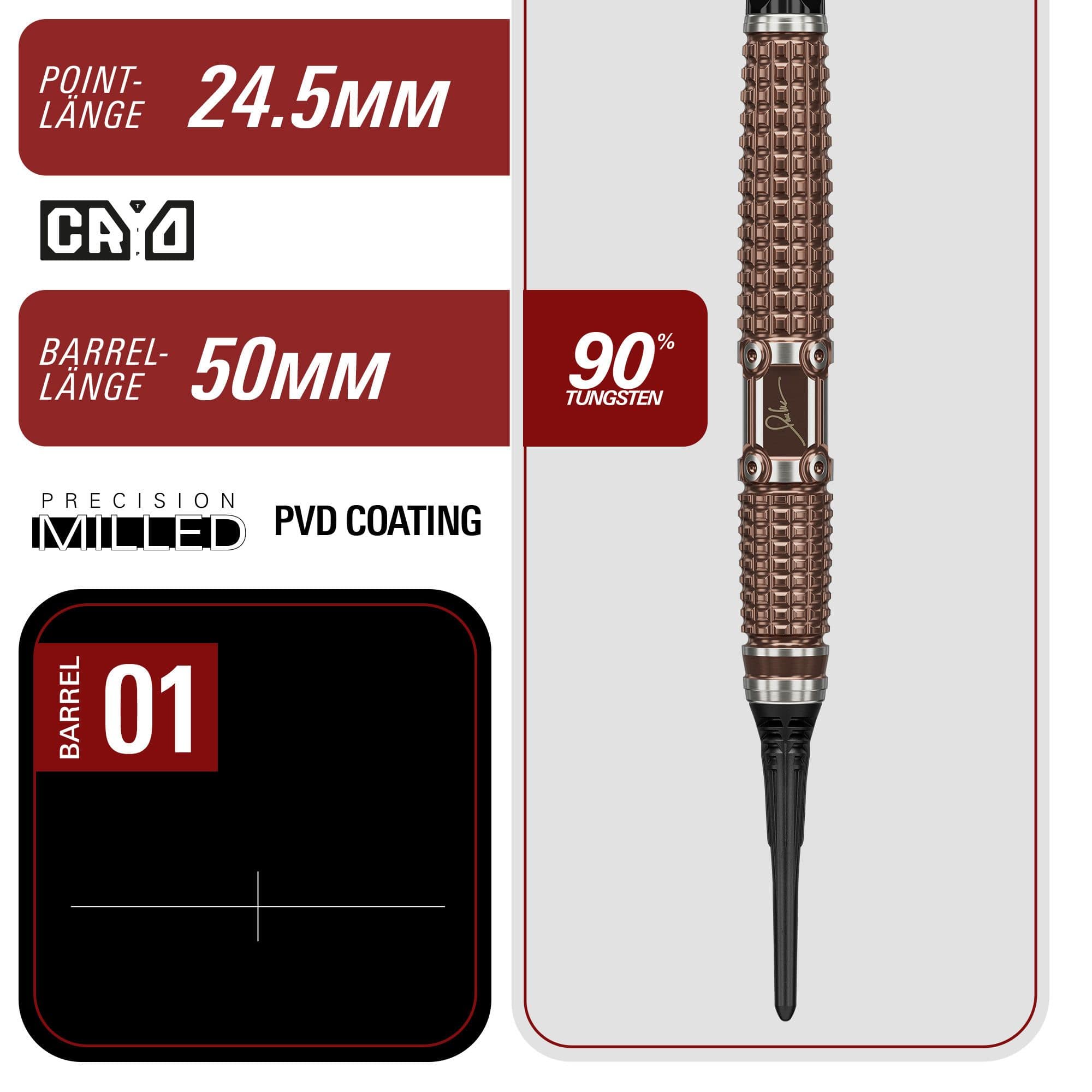 Target Japan Paul Lim The Legend GEN10 Softdarts - 20g Target Japan Paul Lim The Legend GEN10 Softdarts - 20g