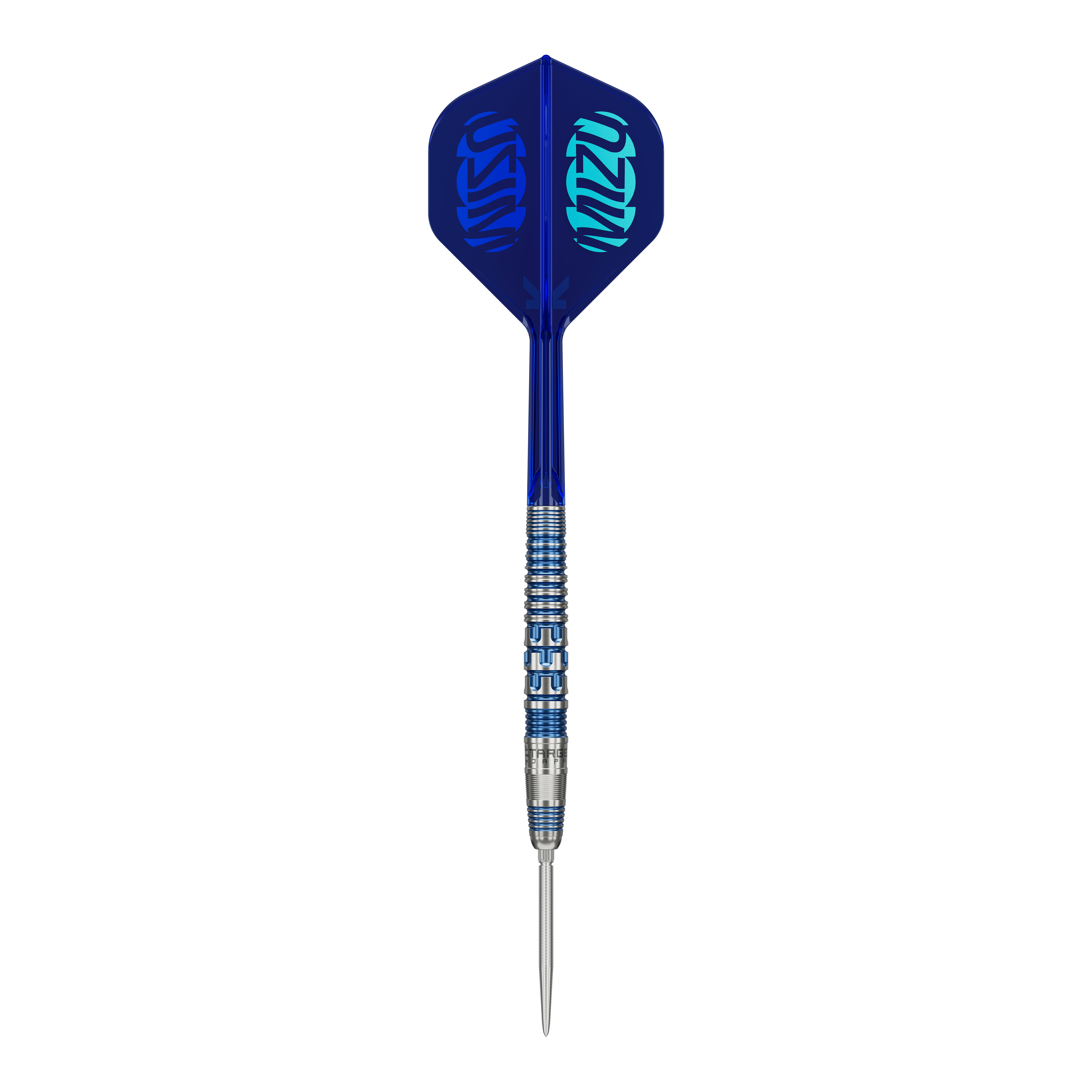 Auf dem Bild sind die Target Japan Mizu Series 01 Swiss Point Steeldarts zu sehen. Diese Darts sind speziell für das Steeldartspiel entwickelt.