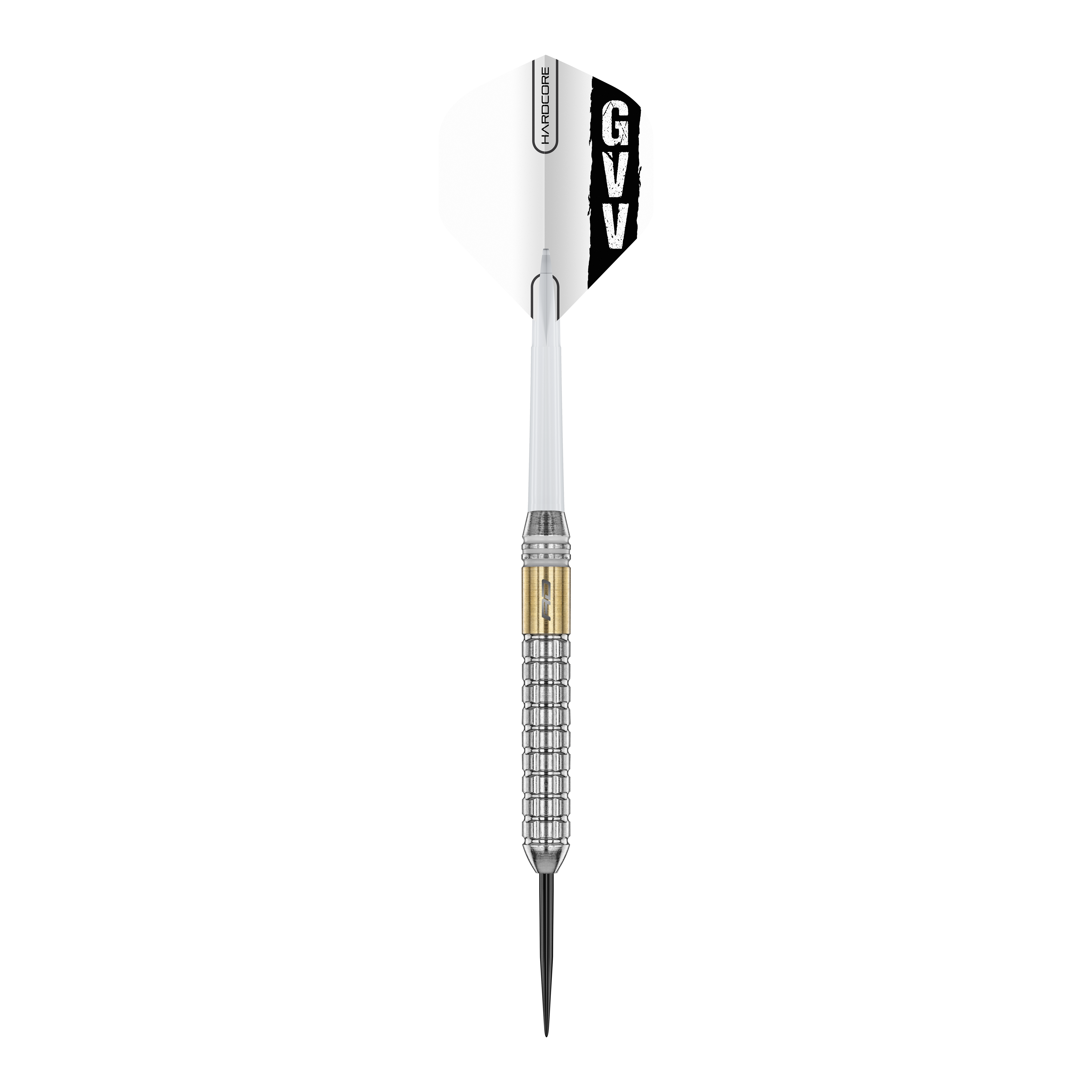 Red Dragon Gian Van Veen Messing Steeldarts - 21 g Die Abbildung zeigt die Red Dragon Gian Van Veen Brass Steeldarts mit 21 g Gewicht. Die Darts sind für präzises Steeldartspiel geeignet.