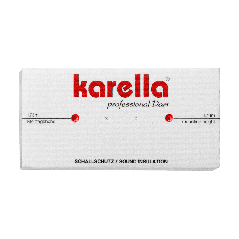 Schallschutz Karella für Steeldartboards mit integriertem Surround Auffangring