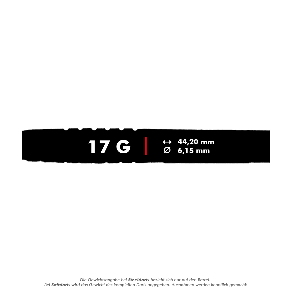 Fléchettes souples McDart 85 tungstène V14 - 17 g