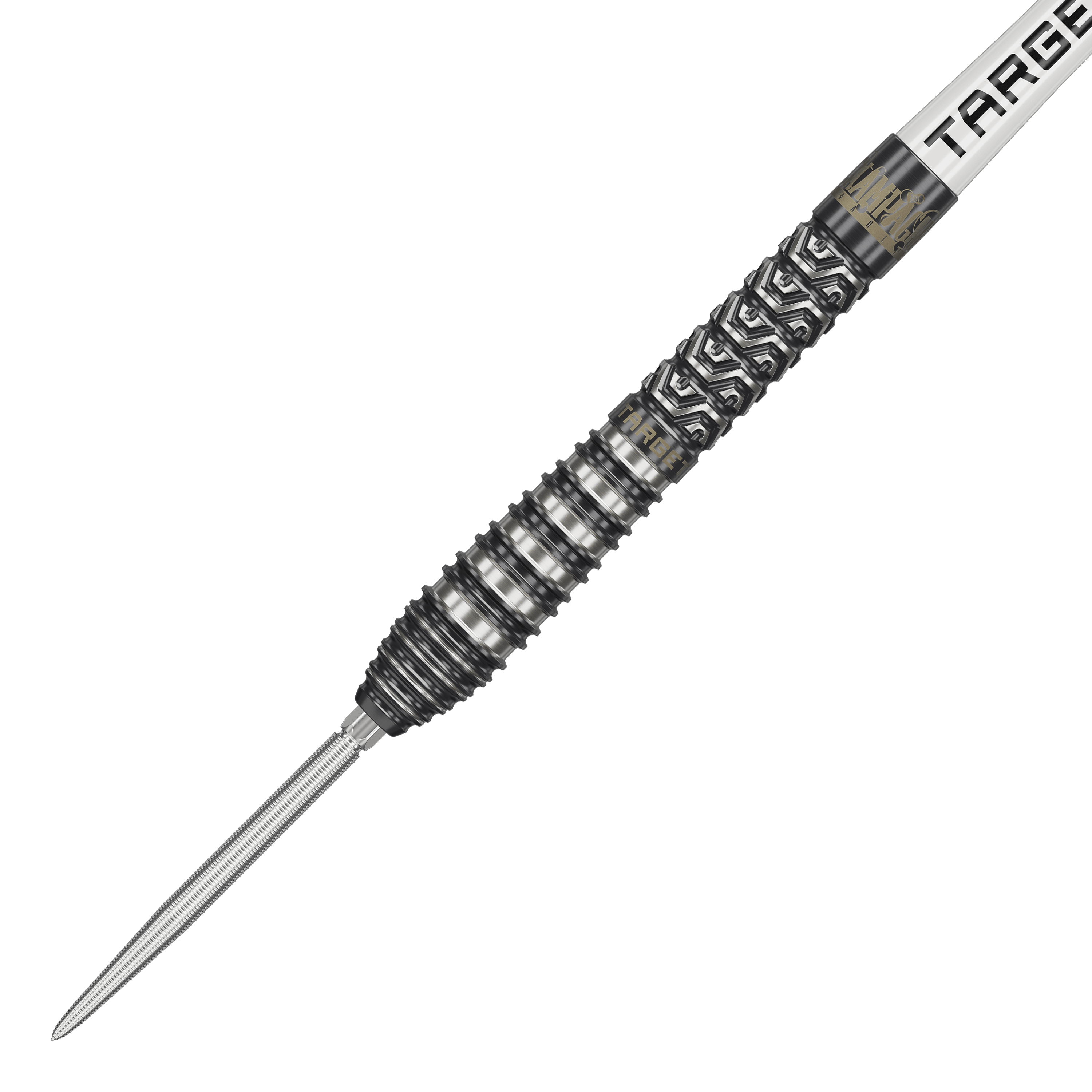 Target Charlie Manby Swiss Points Steeldarts Das Bild zeigt Target Charlie Manby Swiss Points Steeldarts. Ein Steeldart aus der Kollektion wird dargestellt.