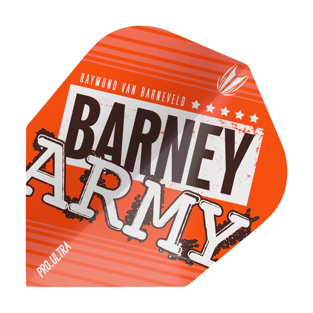 Target Pro Ultra Barney Army Orange Ten-X Flights