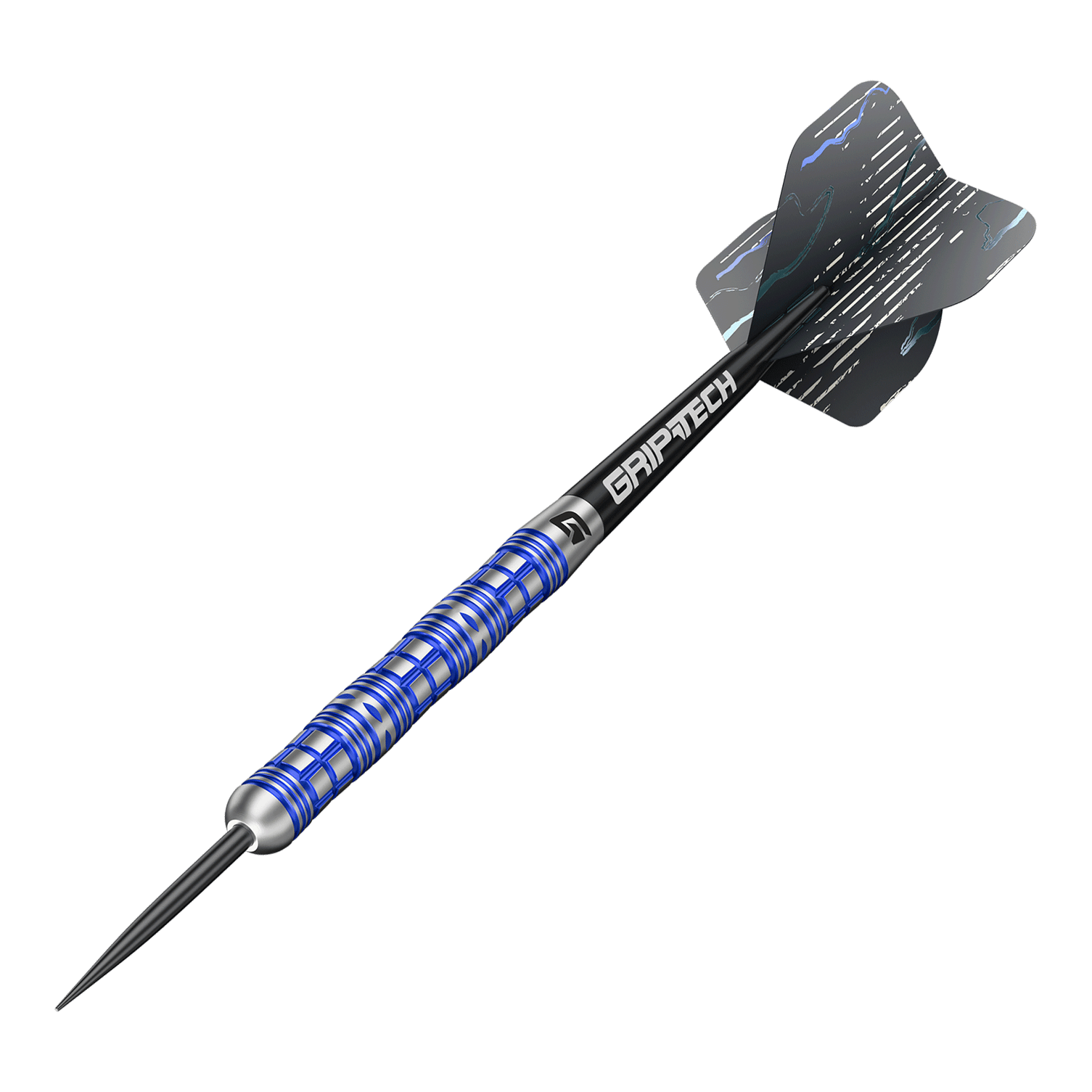 Abgebildet sind die GOAT Surfer Steeldarts. Das Produkt eignet sich für präzises Dartspielen.