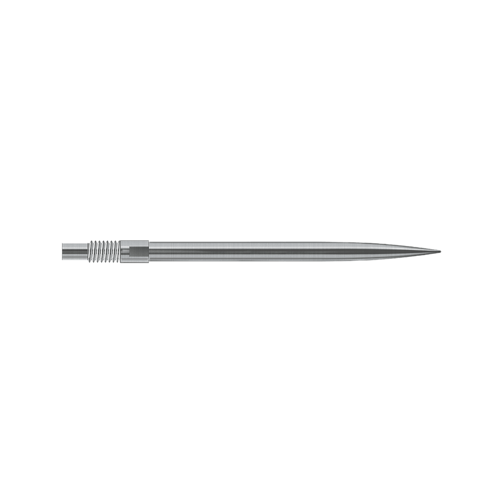 Harrows Quick Point Dartspitzen - Silber Das Bild zeigt Harrows QuickPoint Dartspitzen in Silber mit einer Länge von 35mm. Die Abbildung gibt einen Eindruck des Produktes.
