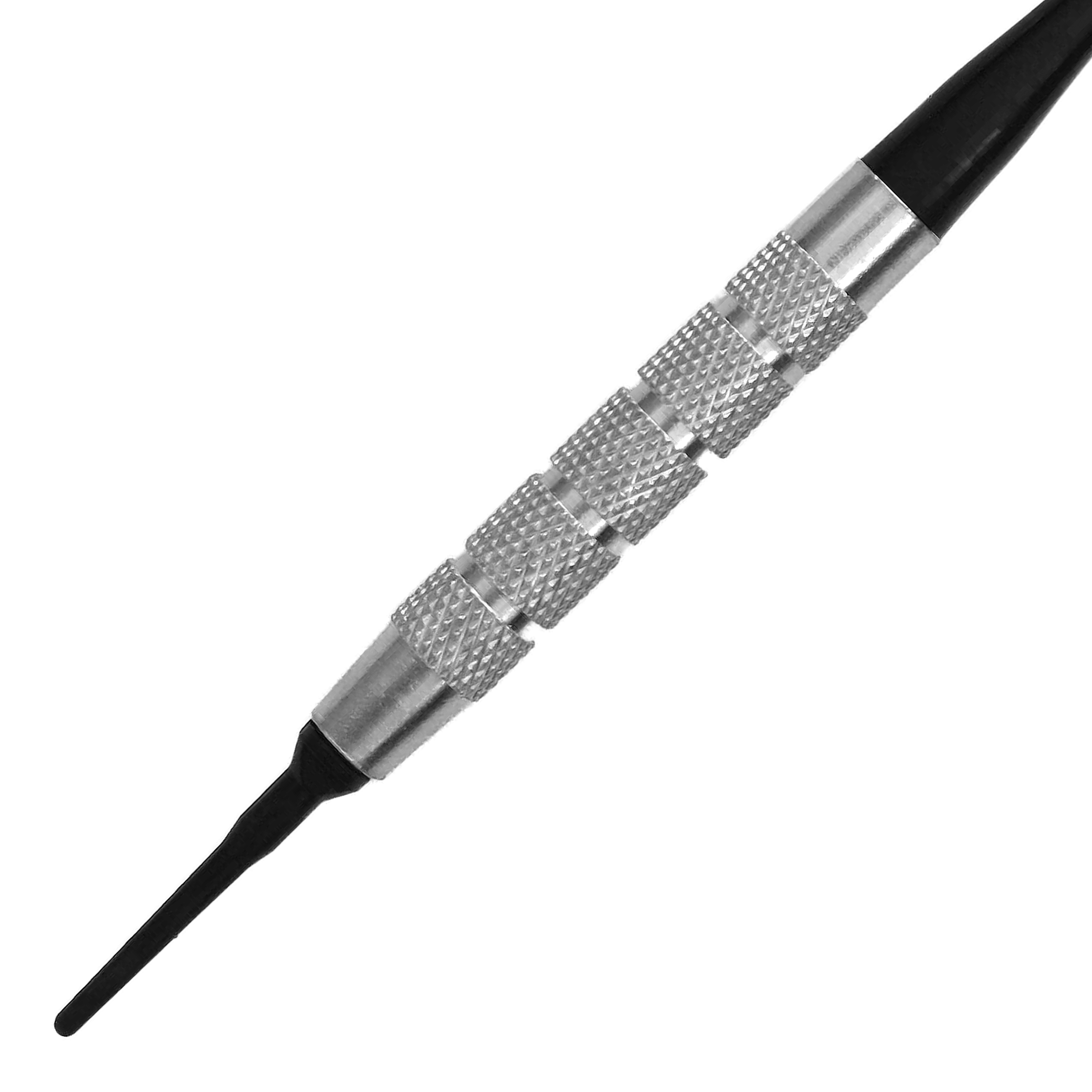 Dardos blandos McDart Silver Brass Bardarts - 18 g Das Bild zeigt die McDart Silver Brass Bardarts Softdarts mit einem Gewicht von 18g. Diese Darts sind für das Softdart-Spiel geeignet.