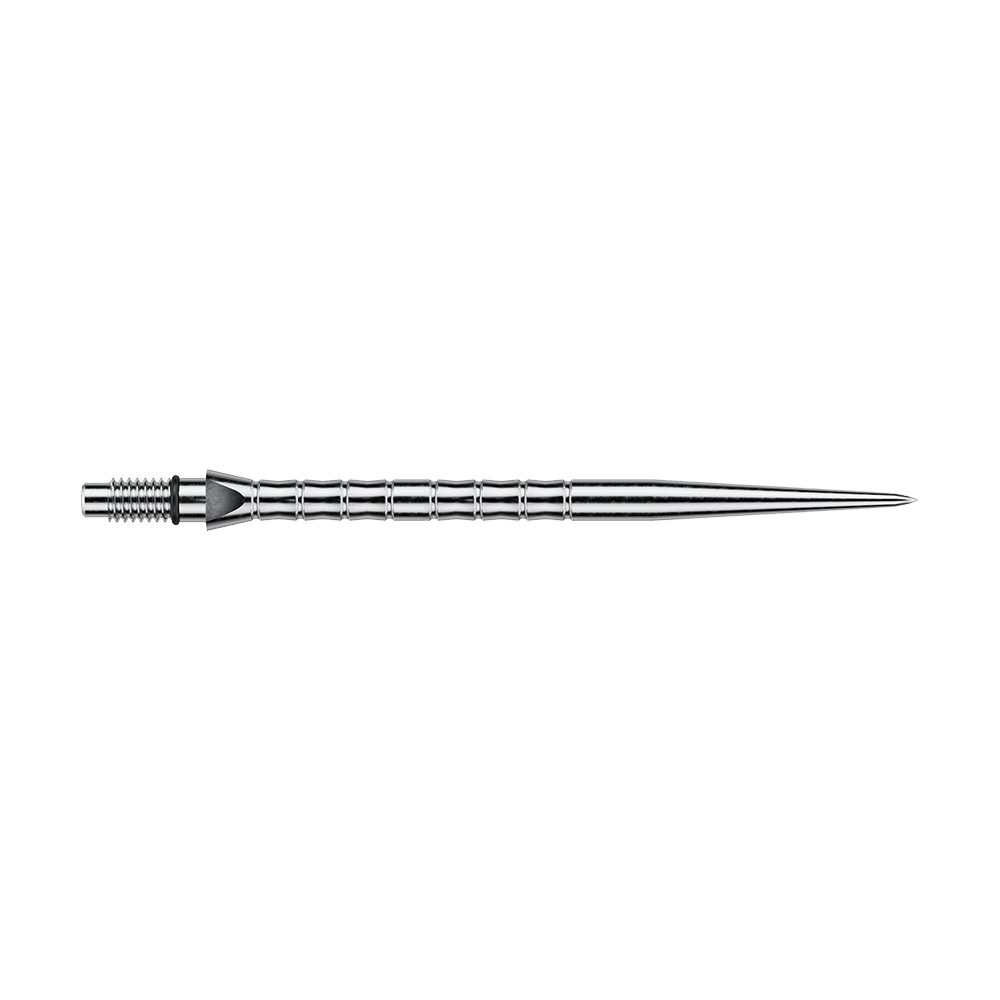 Winmau Switch Point Wave Steeldartspitzen - Silver Effect Dieses Bild heißt Winmau_Switch_Point_Wave_Silver_Effect_Steeldartspitzen_40mm_2. Vermutlich zeigt es silberne Steeldartspitzen mit Wave-Effekt, 40 mm lang.