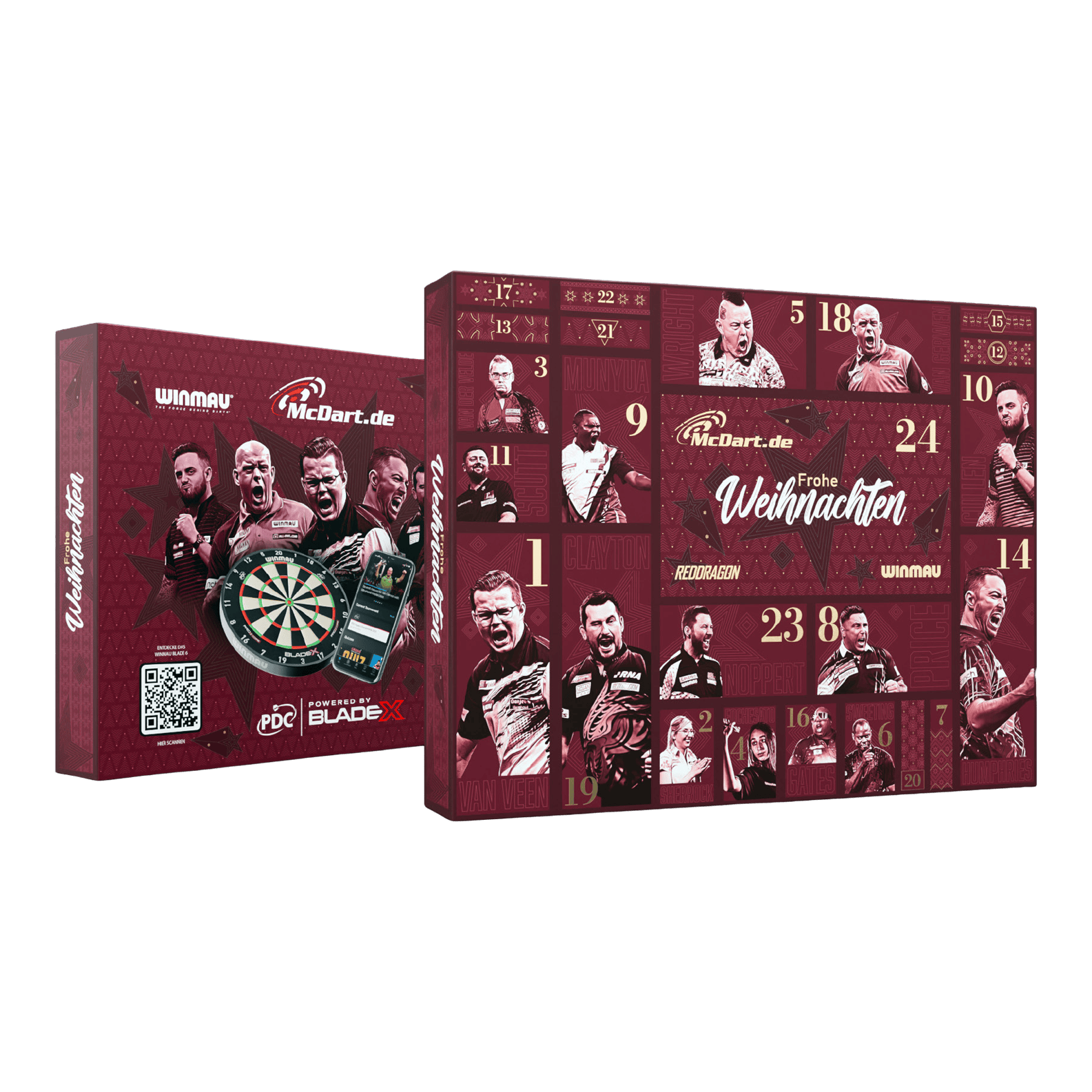 McDart Premium Adventskalender 2026 für Steeldart-Spieler McDart Premium Adventskalender 2026 für Steeldart-Spieler