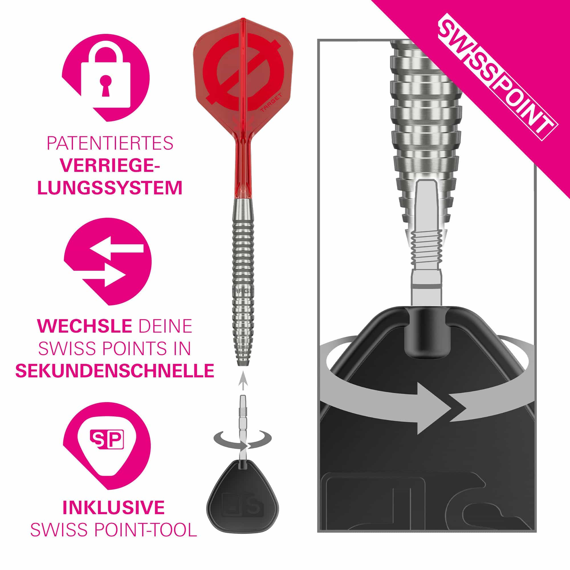 Target Group O 02 Swiss Points Steeldarts