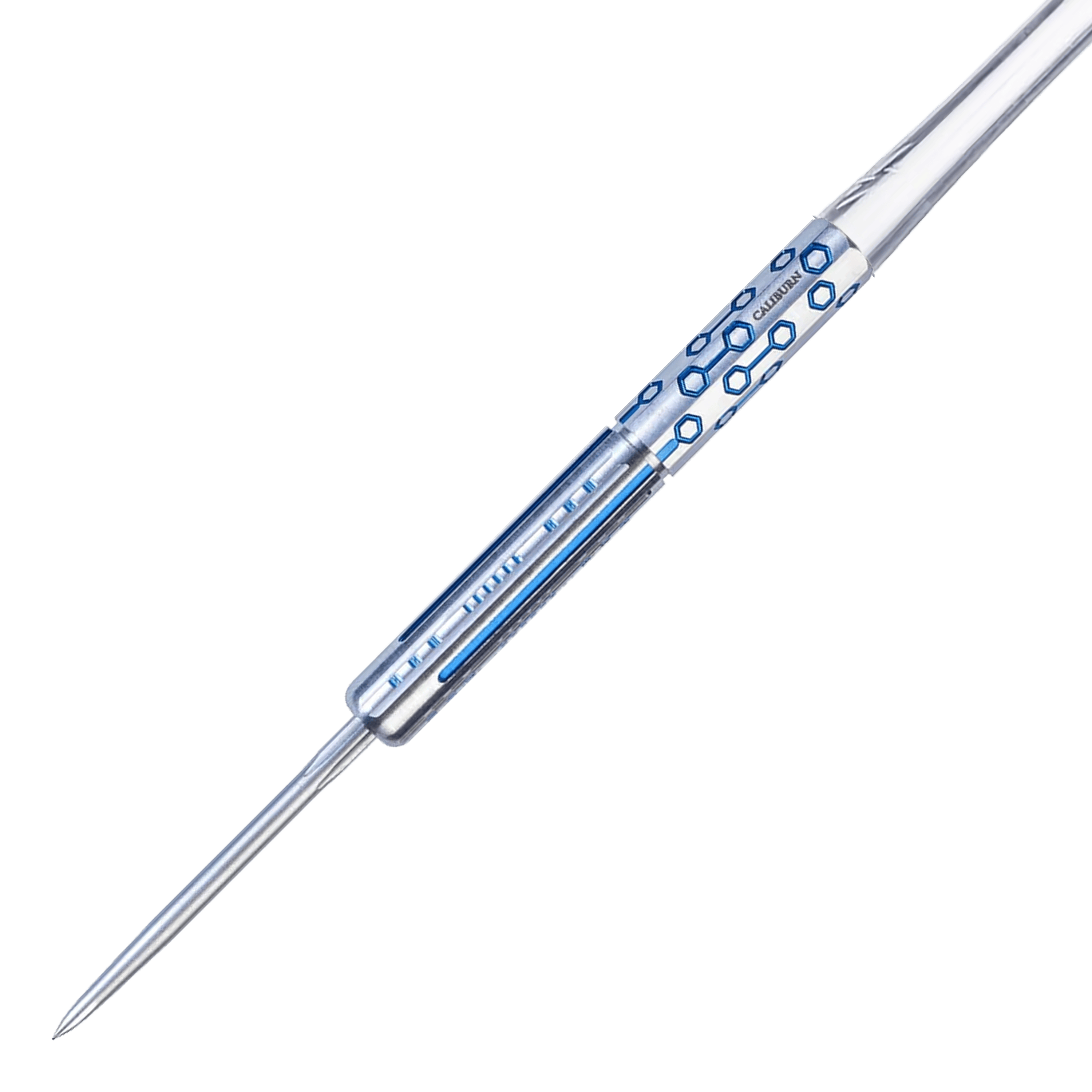 Caliburn Starships Series Demeter Steeldarts - 23 g Das Bild zeigt die Caliburn Starships Series Demeter Steeldarts mit einem Gewicht von 23g. Die Steeldarts sind detailliert dargestellt.