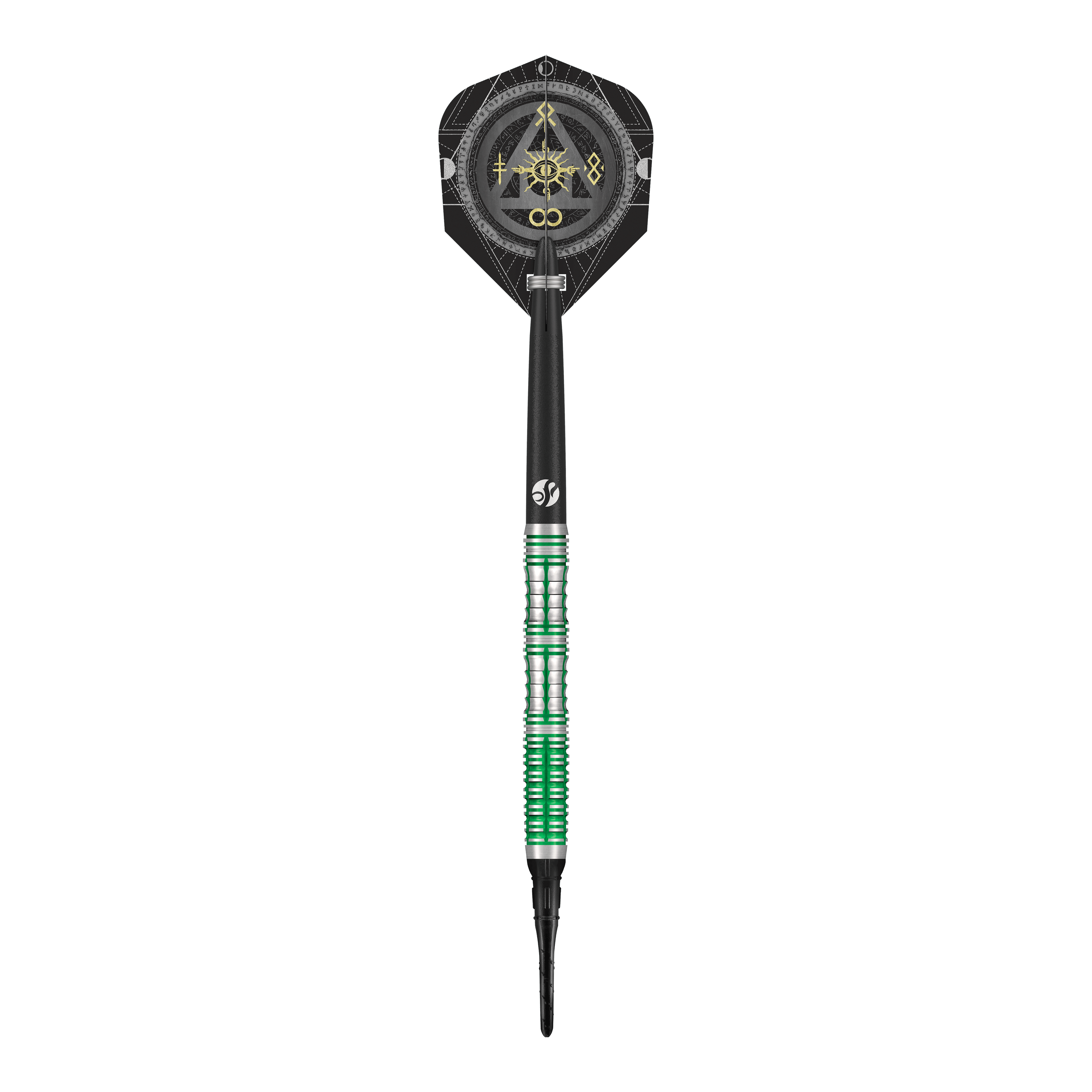 Měkké šipky Shot Alchemy Mythril - 20g Hier sieht man die Vorderansicht der Shot Alchemy Mythril Softdarts - 20g. Das Produkt ist detailliert abgebildet.