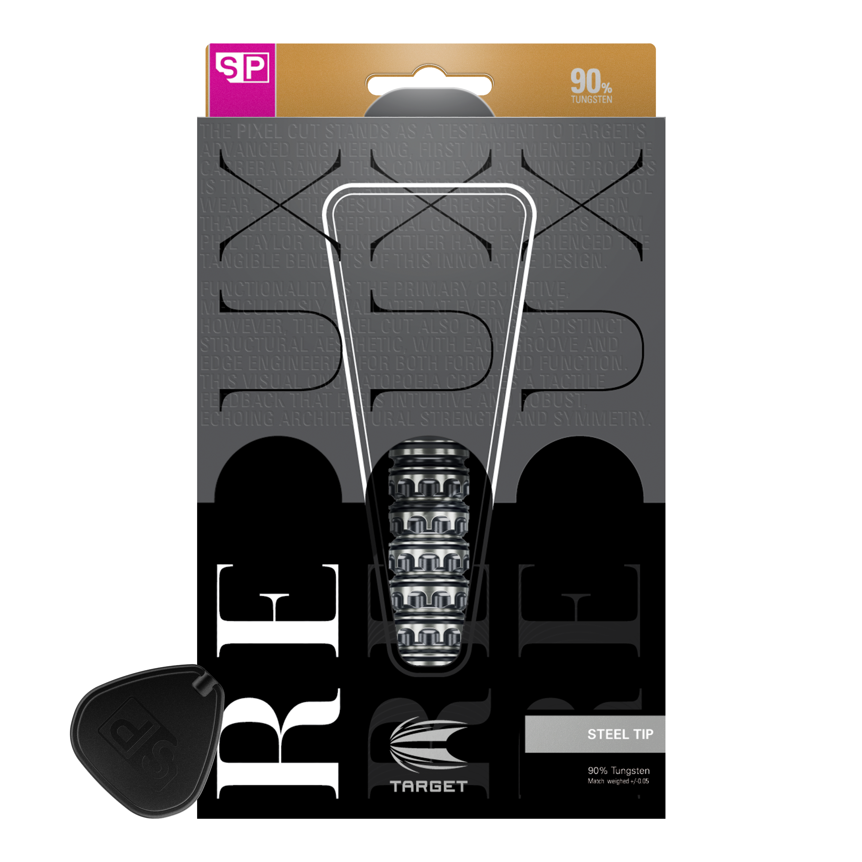 Dardos de acero Target Redux 03 Swiss Point Abgebildet sind die Target Redux 03 Swiss Point Steeldarts. Diese Darts sind bekannt für ihr modernes Design und ihre gute Griffigkeit.