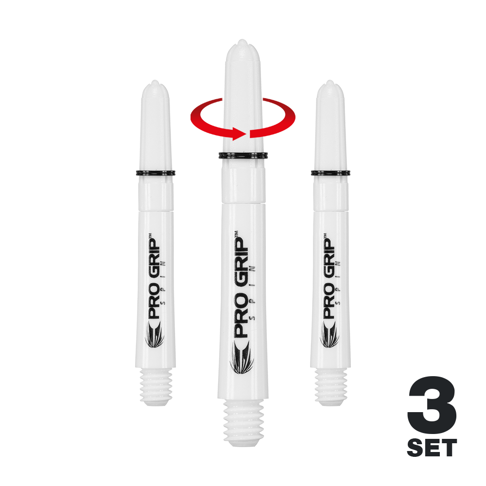 Arbres de rotation Target Pro Grip - 3 jeux - Blanc