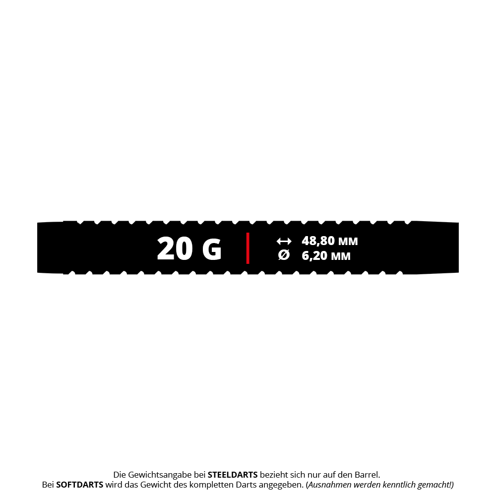 Měkké šipky Mission Mirage - 20g Mission Mirage Softdarts - 20g sind Softdarts für präzises Werfen. Sie sind für Dartboards mit elektronischen Feldern geeignet.