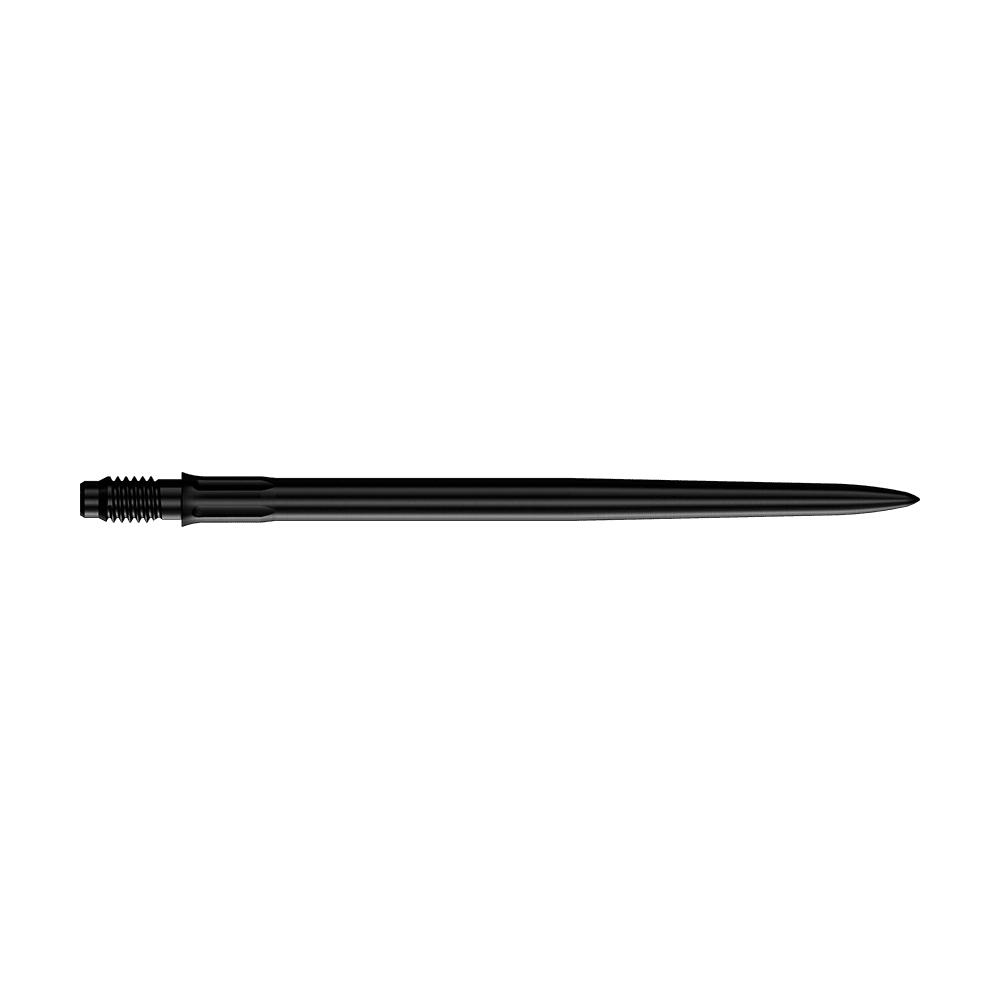 Mission R2.5 Rapid Point SM1 Dartspitzen - Schwarz Das Bild zeigt Dartspitzen in Schwarz mit 40mm Länge. Zu sehen sind die Mission R25 Rapid Point SM1 Dartspitzen.
