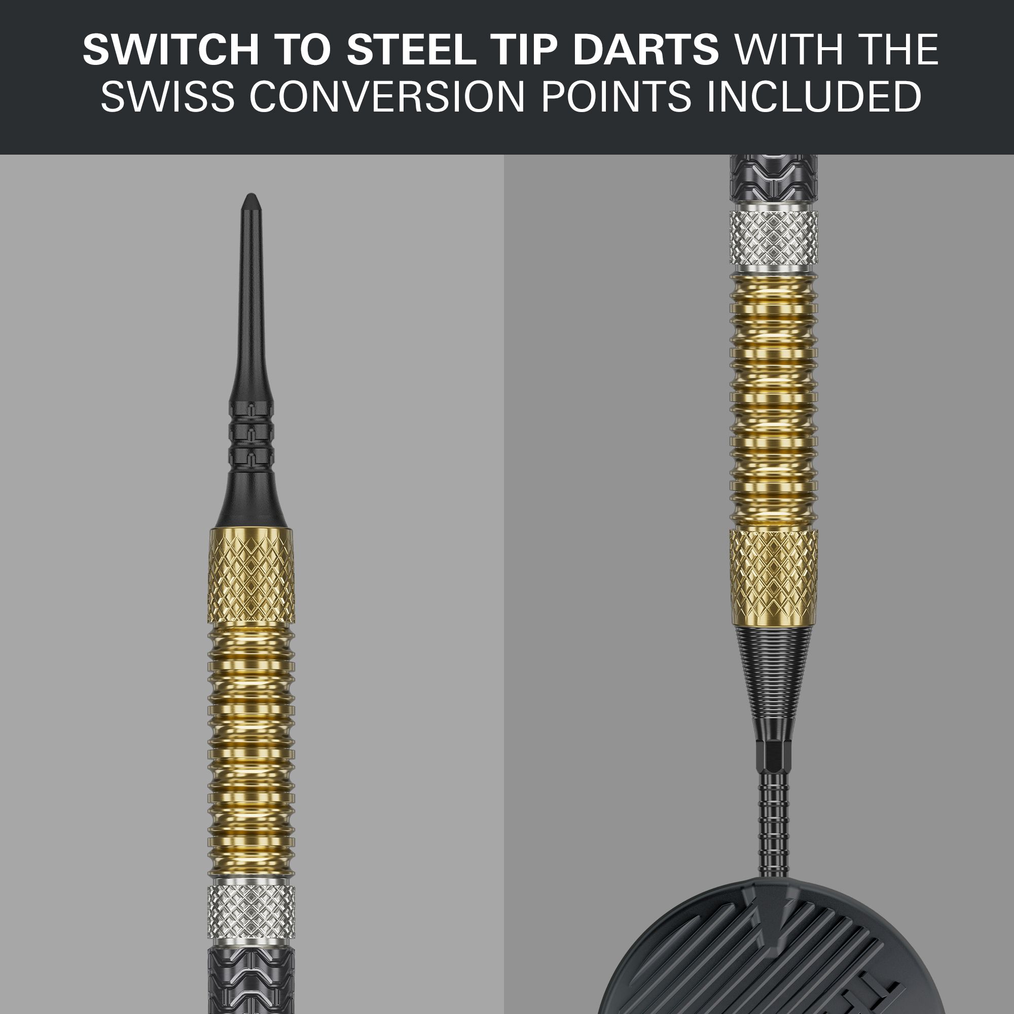 Target freccette morbide Raymond Van Barneveld GEN6 Das Bild zeigt die Target Raymond Van Barneveld GEN6 Softdarts. Diese Softdarts sind ideal für elektronische Dartautomaten.