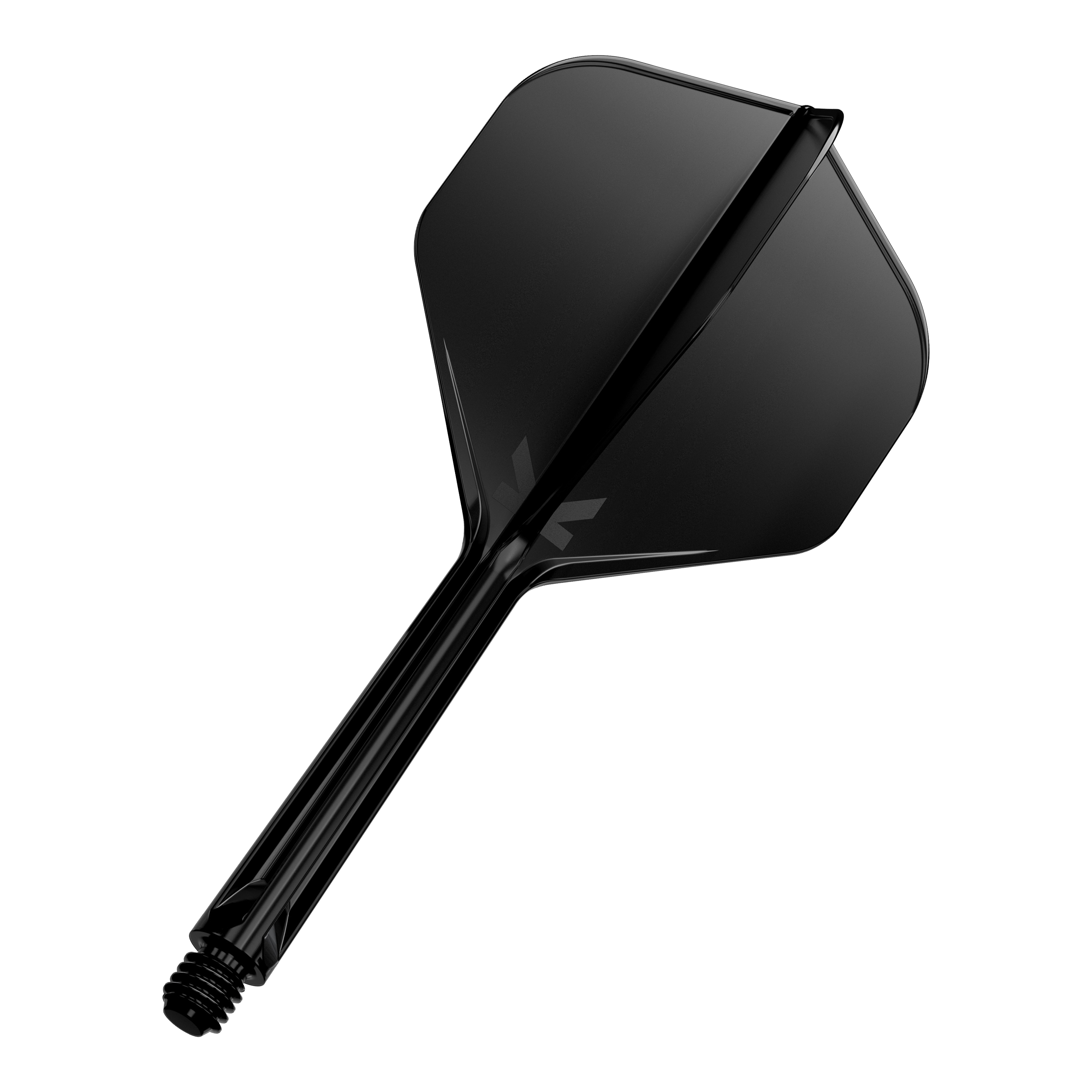 Système de vol standard Target K-Flex No2 - Noir Dies ist ein schwarzer Dartflight mit Schaft. Das Design ist schlicht und modern gehalten.