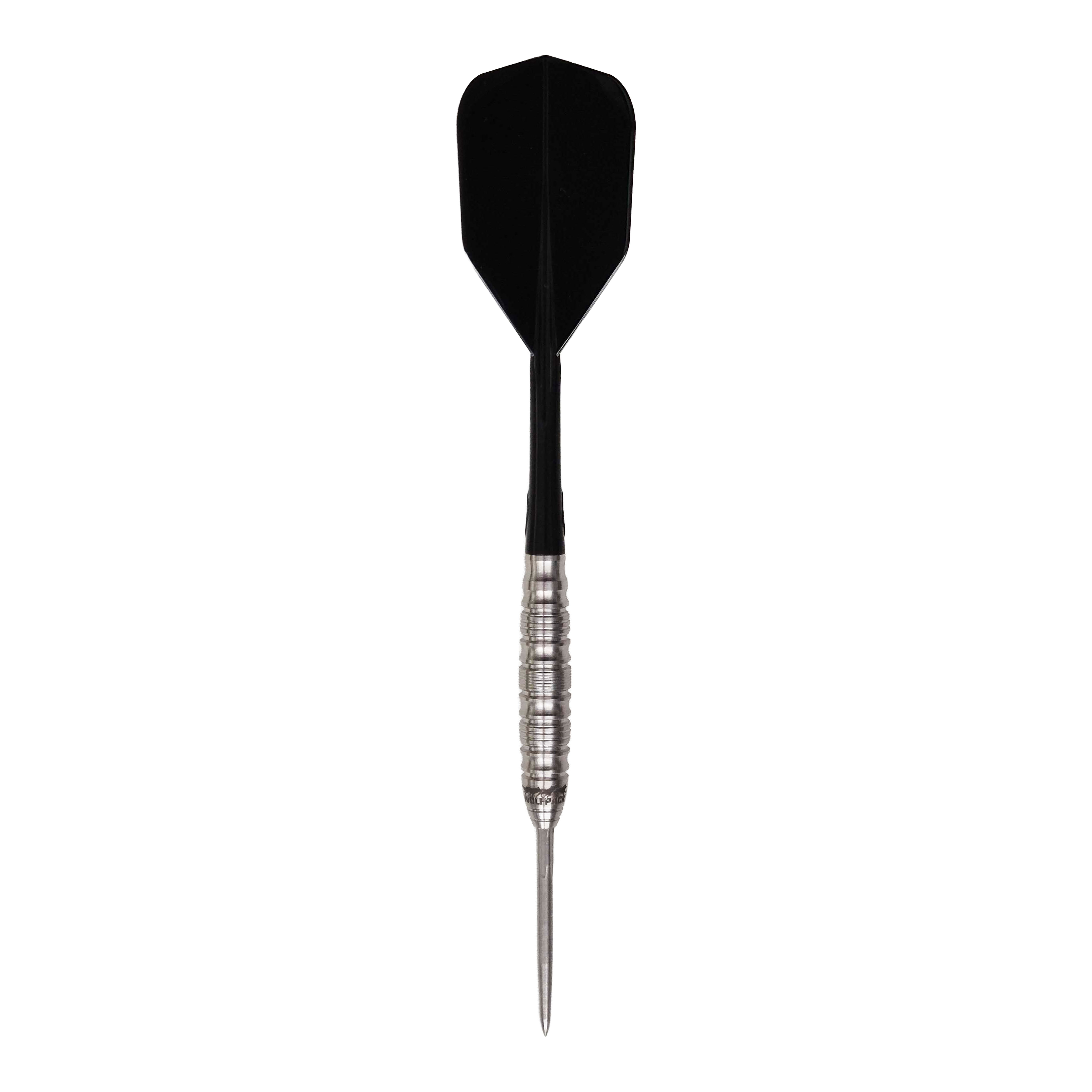 Das Bild zeigt Caliburn Wolfpack W5 Steeldarts - 22g. Diese Darts haben ein modernes Design und wiegen 22 Gramm.