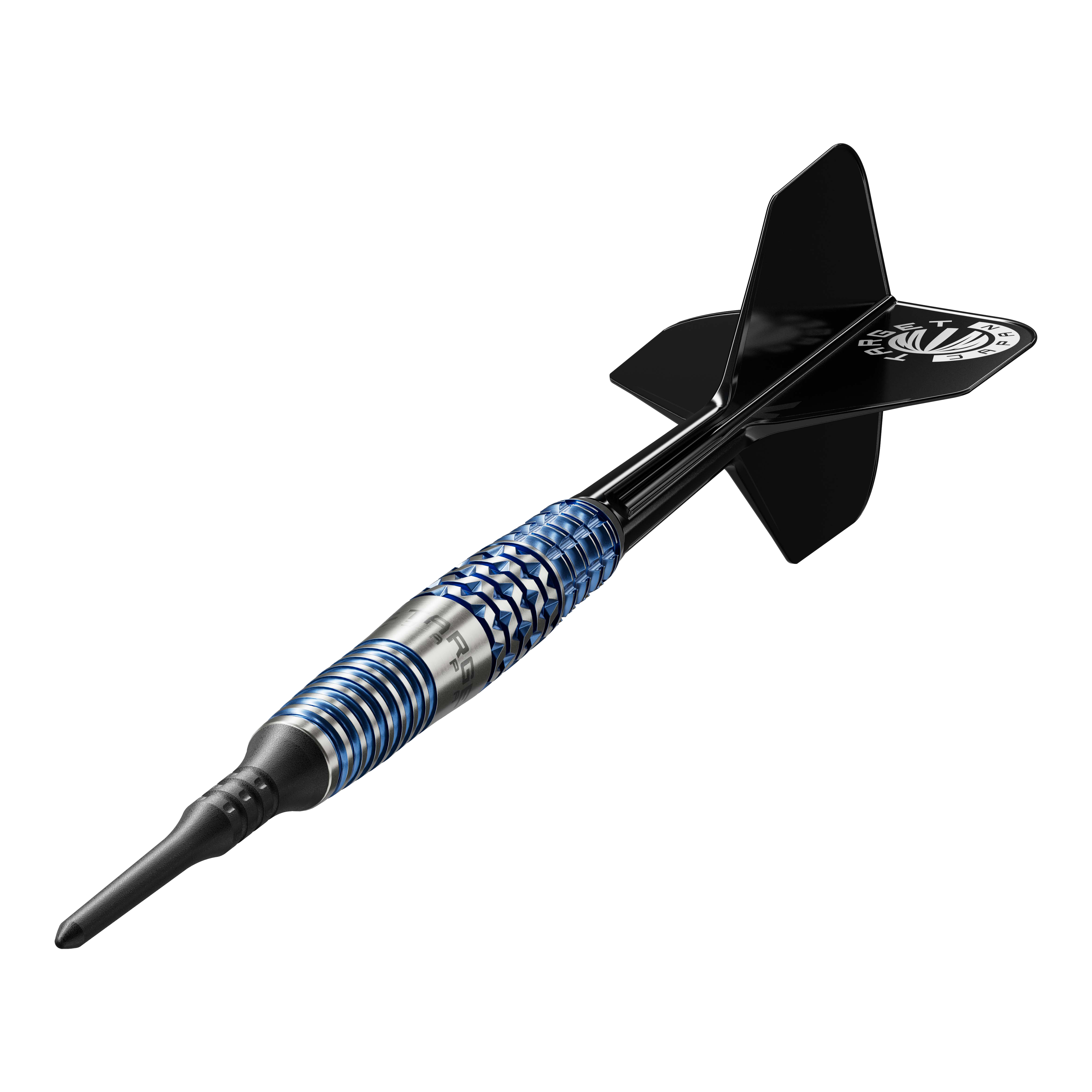 Fléchettes souples Target Japan Toru Suzuki Sereno GEN2 - 20 g Dies ist ein Softdart mit einem schwarzen Flight und einem silber-blauen Barrel. Es handelt sich um das Modell "Target Japan Toru Suzuki Sereno GEN2 Softdarts - 20g".