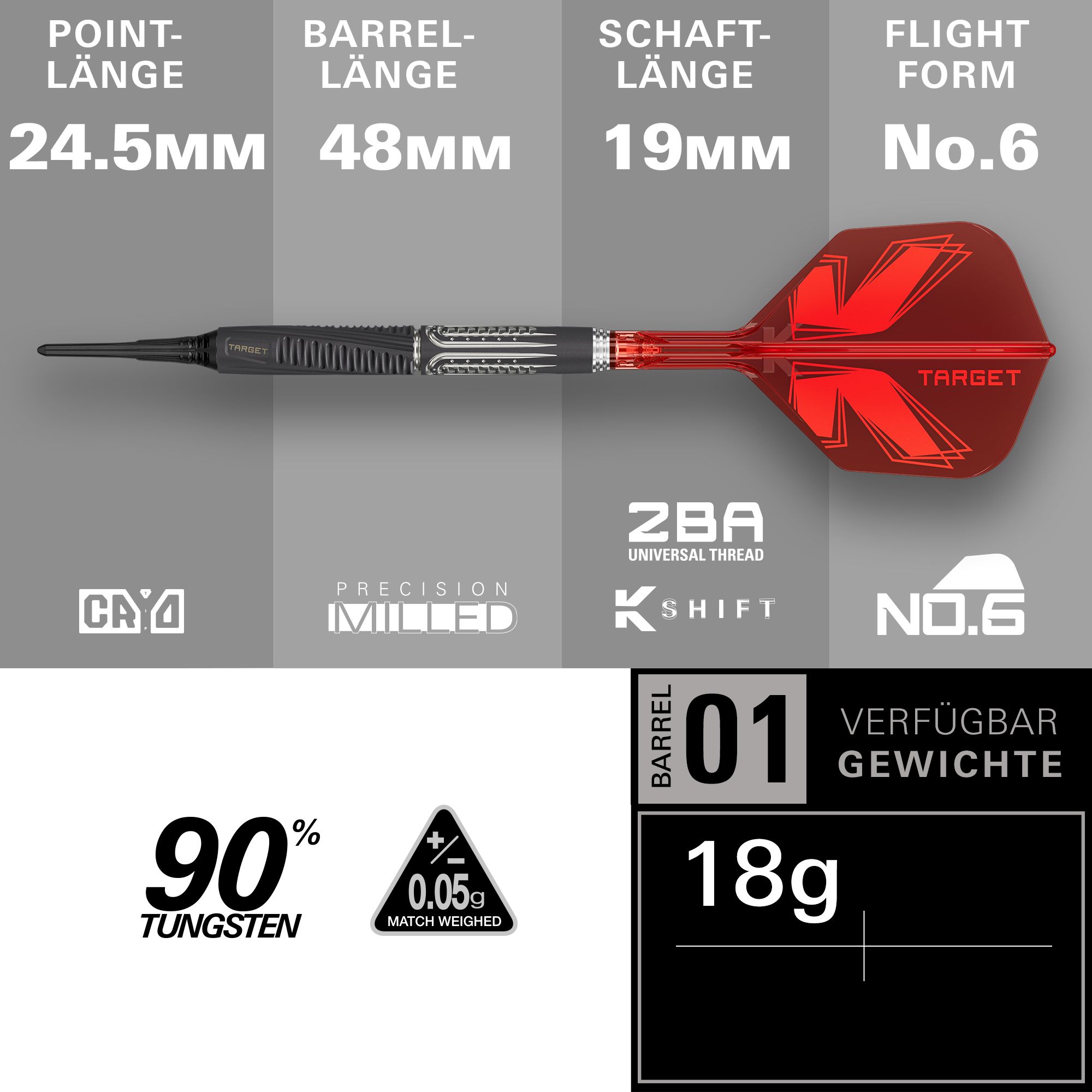 Target Shift Softdarts - 18g