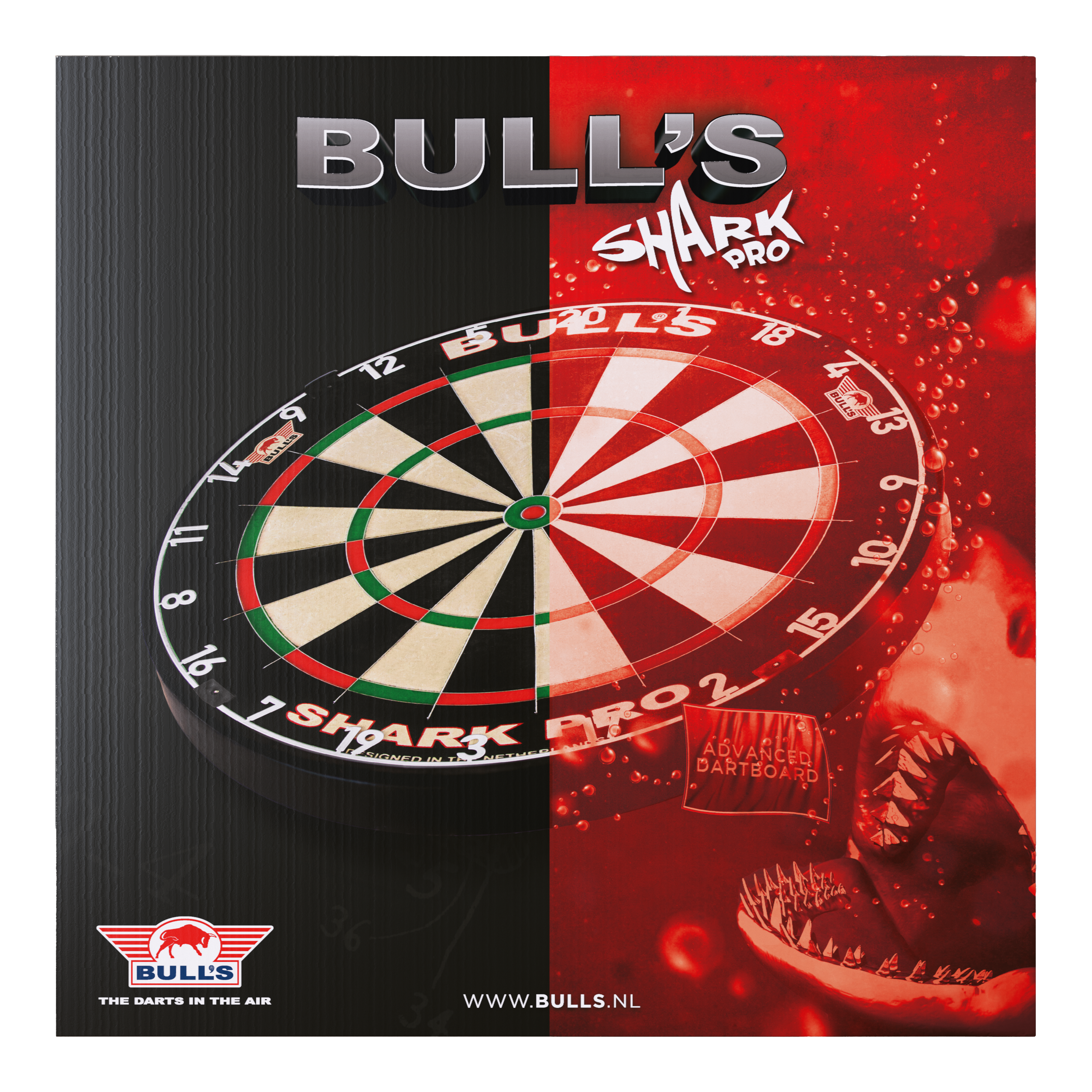 Bulls NL Shark Pro Steeldartboard