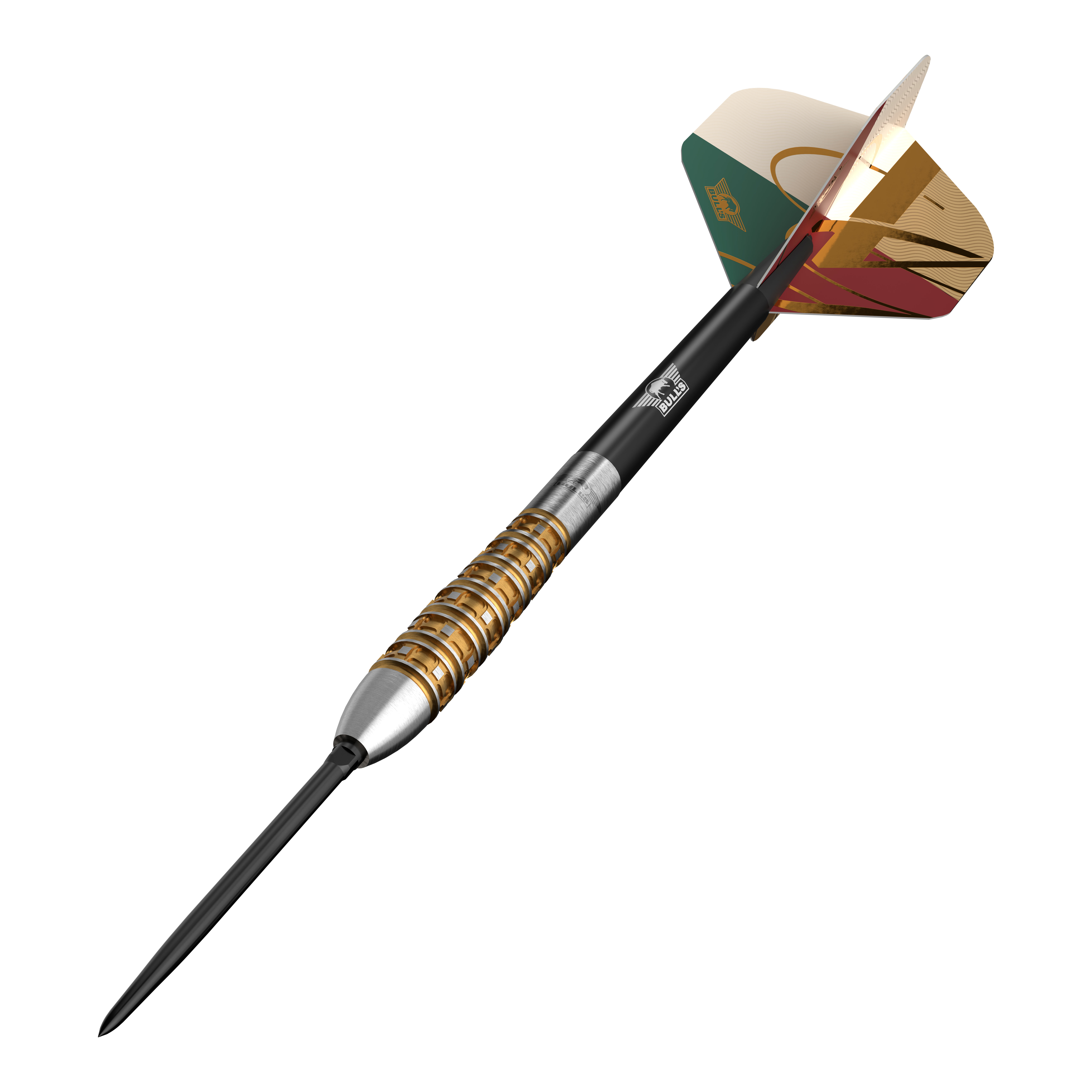 Dardos de acero convertibles Bulls NL Vintage Bomb Gezeigt werden Bulls NL Vintago Bomb Convertible Point Steeldarts. Die Darts sind vielseitig einsetzbar und besonders langlebig.