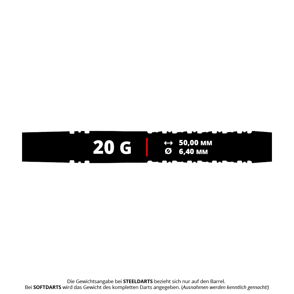 Miękkie lotki Caliburn Prisma P2 - 20g Abgebildet sind die Caliburn Prisma P2 Softdarts mit einem Gewicht von 20g. Diese Darts sind für präzises und professionelles Spielen geeignet.