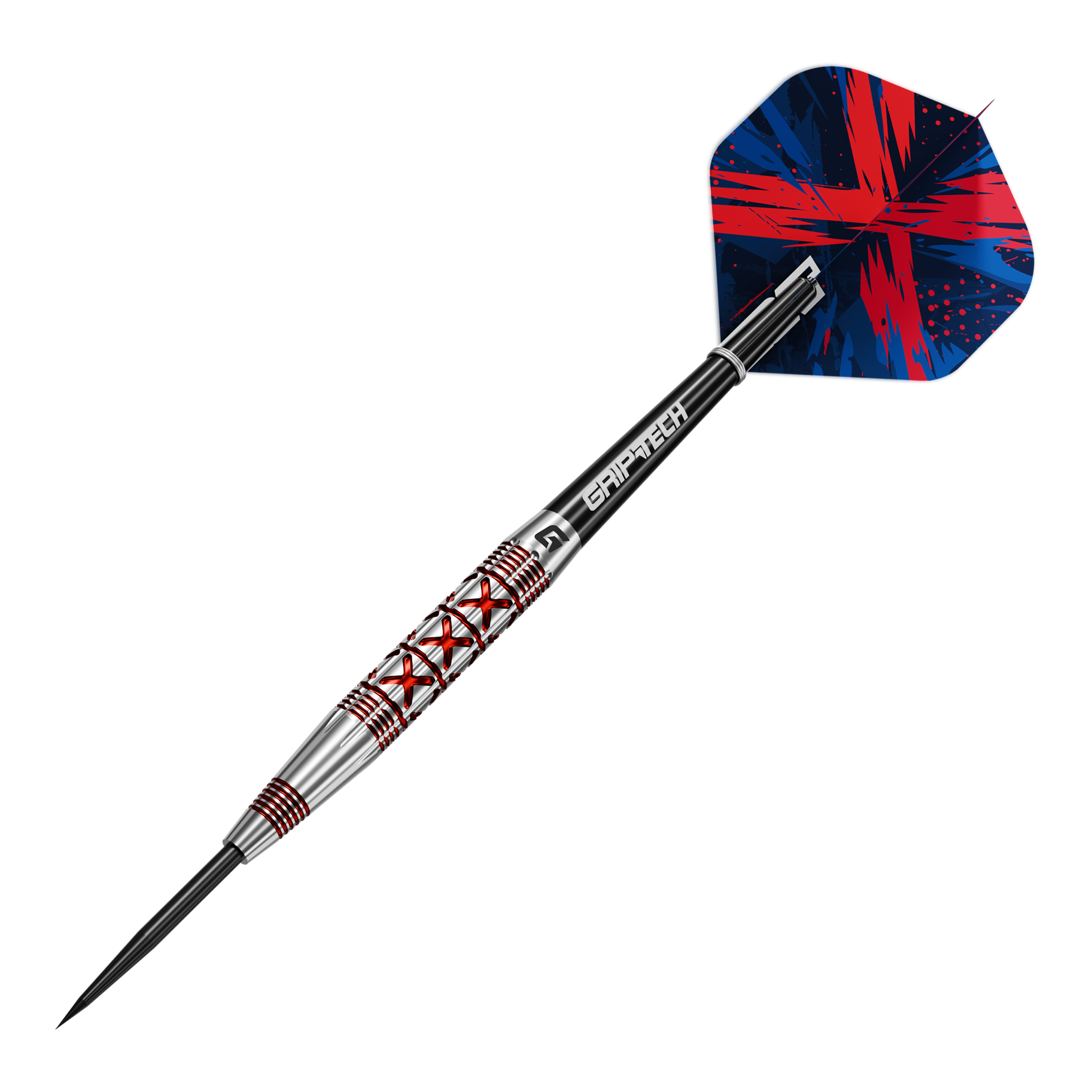 Das Bild zeigt das Produkt GOAT Strikes Steeldarts. Es handelt sich um Steeldarts, die besonders für Präzisionsspiele geeignet sind.