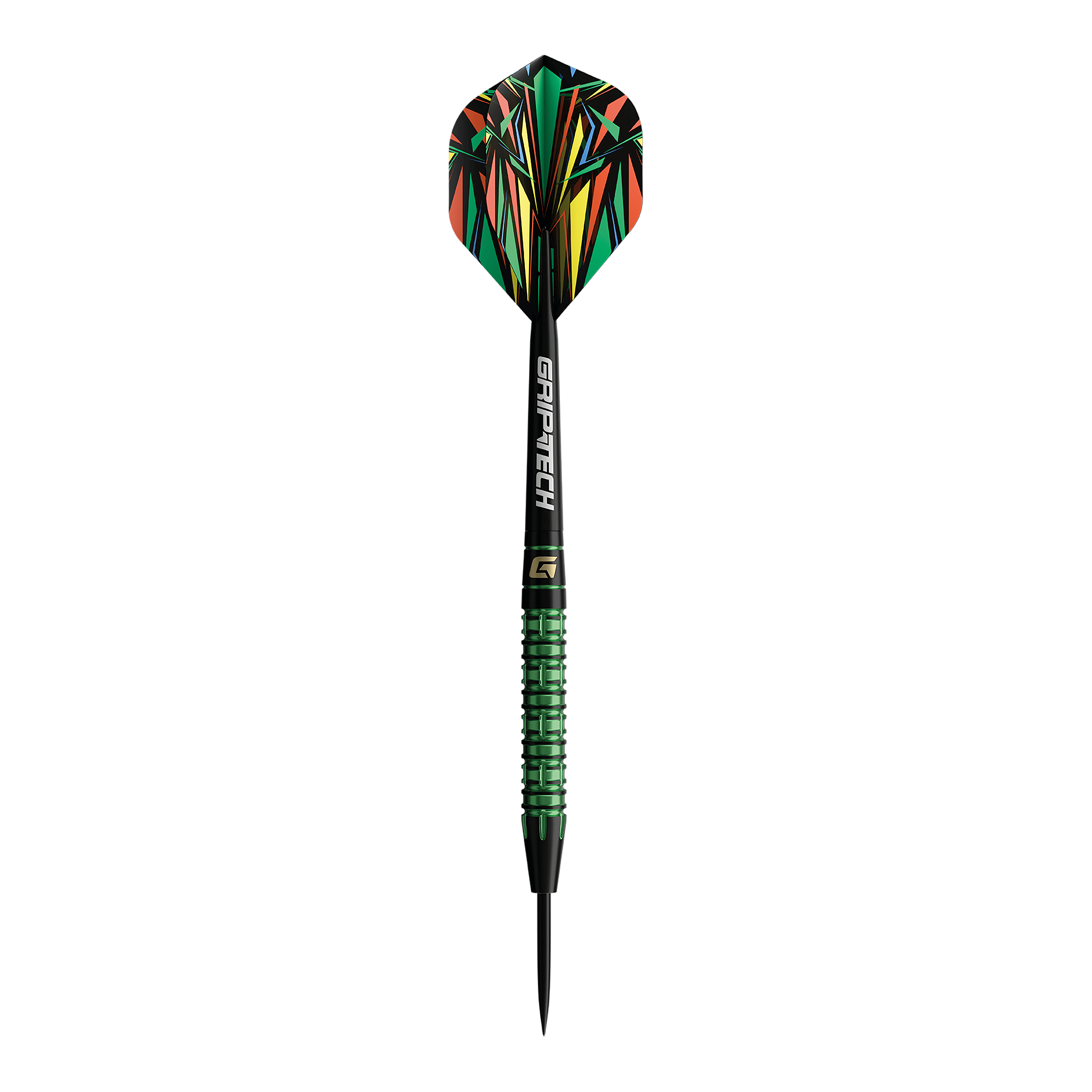 Freccette in acciaio al tungsteno verde GOAT Athlete Abgebildet sind die GOAT Athlete Green Tungsten Steeldarts. Die Darts bestehen aus grünem Wolfram und sind für professionelle Spieler geeignet.