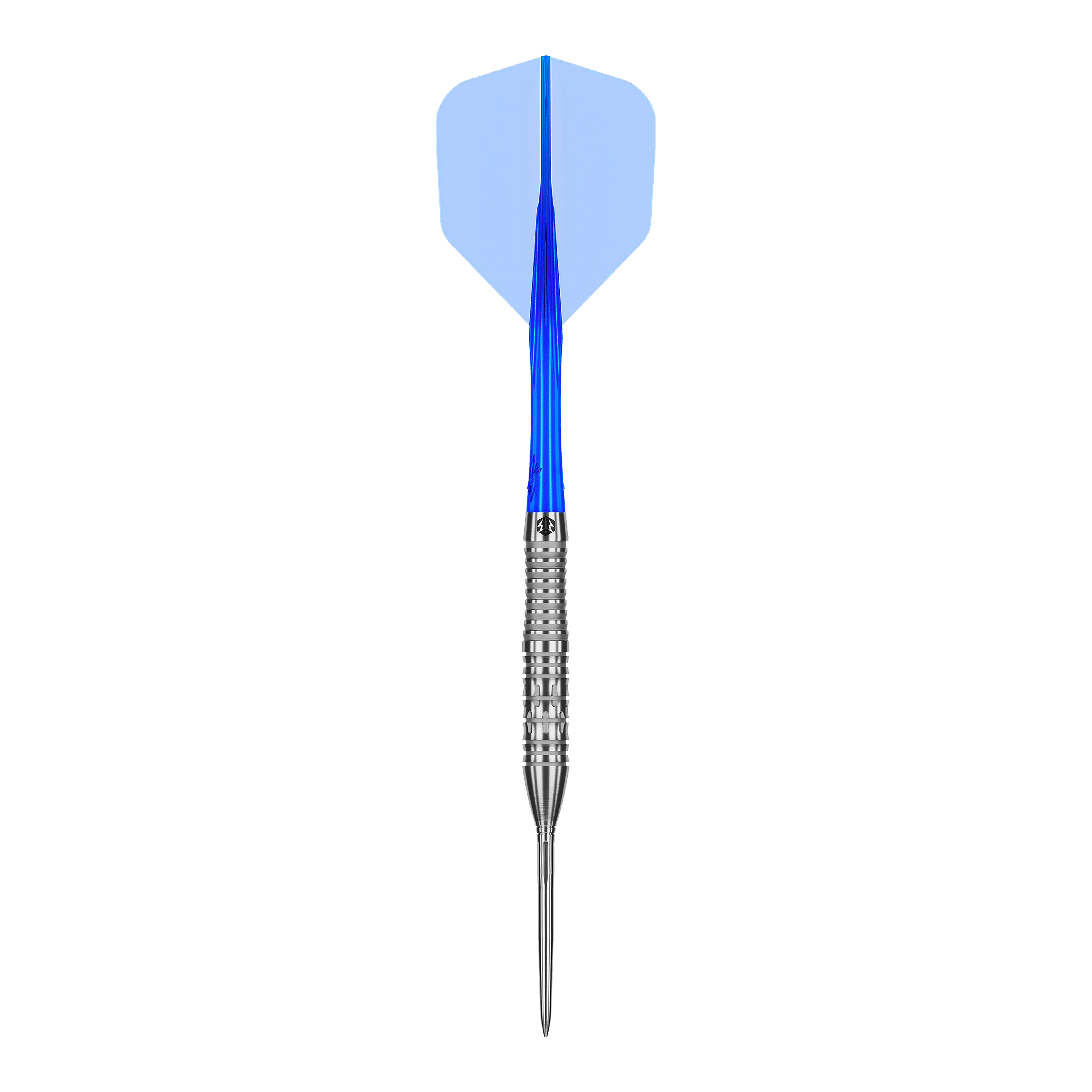 Dardos de acero Caliburn Rix EZ-EVO R2 Dieses Bild zeigt einen einzelnen Caliburn Rix EZ-EVO R2 Steeldart. Der Dart ist in Nahaufnahme zu sehen.