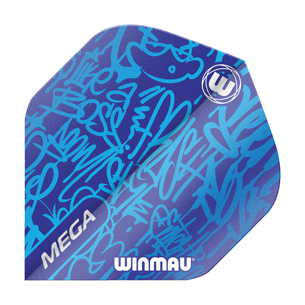 Winmau Mega Blue Standard Flights