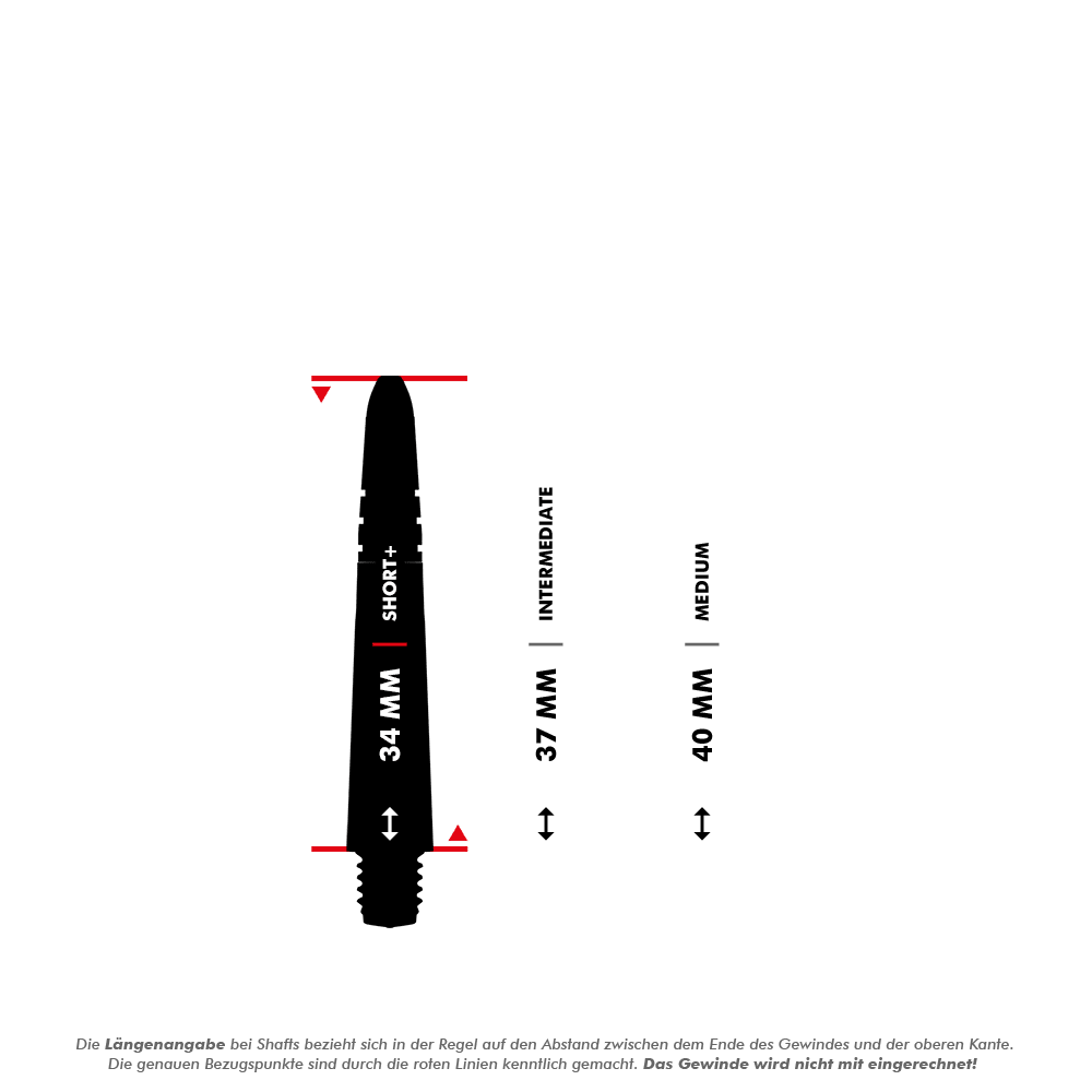 Winmau Vecta Shafts - Green