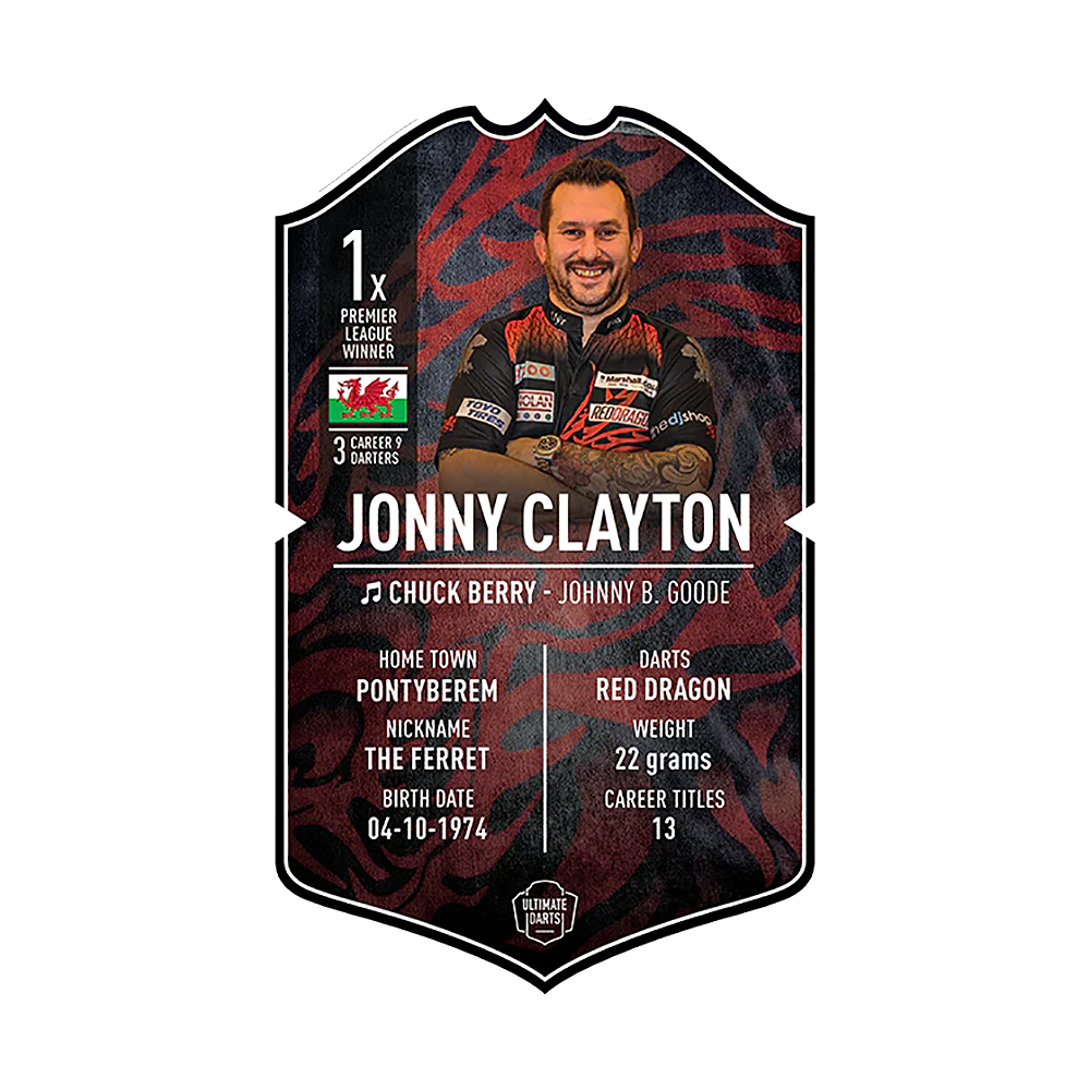 Ultimate Darts Card - Jonny Clayton