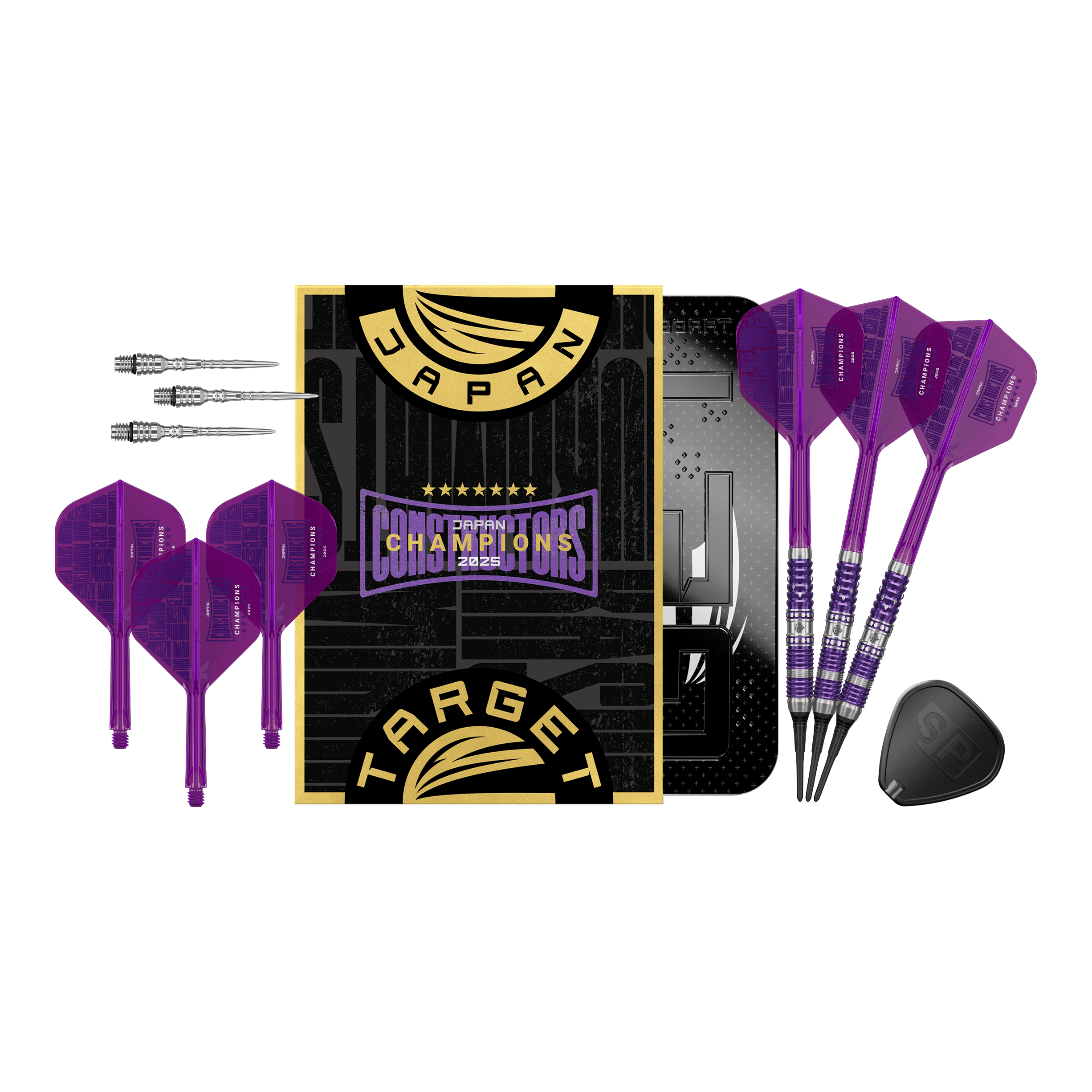 Šipky Target Japan Diamond GEN3 Constructors Champions Limited - 20g Target Japan Diamond GEN3 Constructors Champions Limited Darts - 20g. Ein limitiertes Dart-Set mit edlem Design und 20g Gewicht.