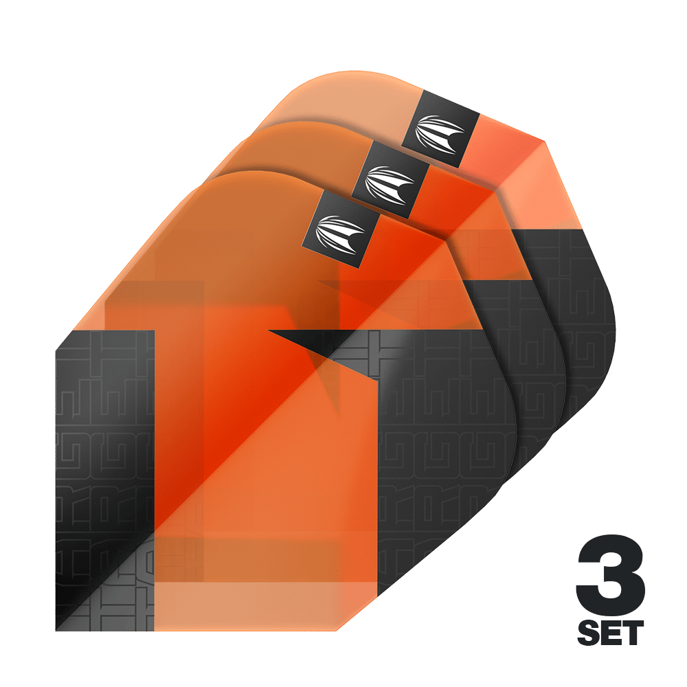Ailettes standard Target Pro Ultra TAG Orange Ten-X - 3 jeux