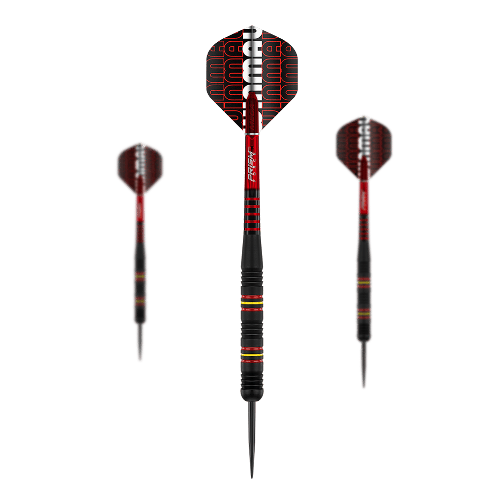 Winmau Outrage V2 Black Coated Brass Steel darts