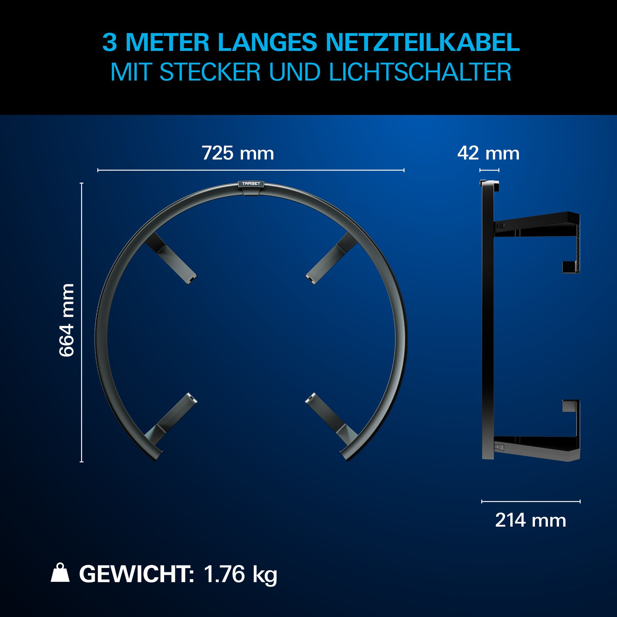 Target Corona Vision 2 Beleuchtungssystem Target Corona Vision 2 Beleuchtungssystem