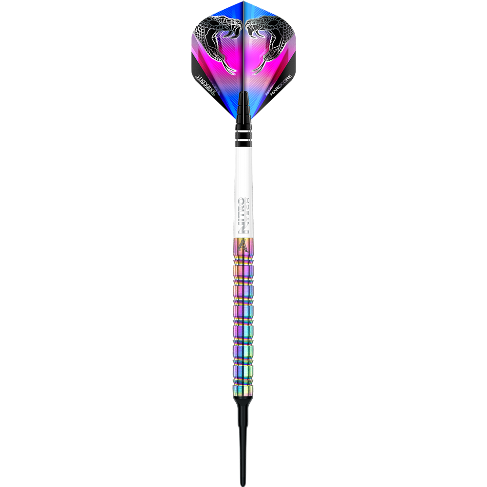 Red Dragon Peter Wright Snakebite 1 Rainbow Softdarts - 18 g