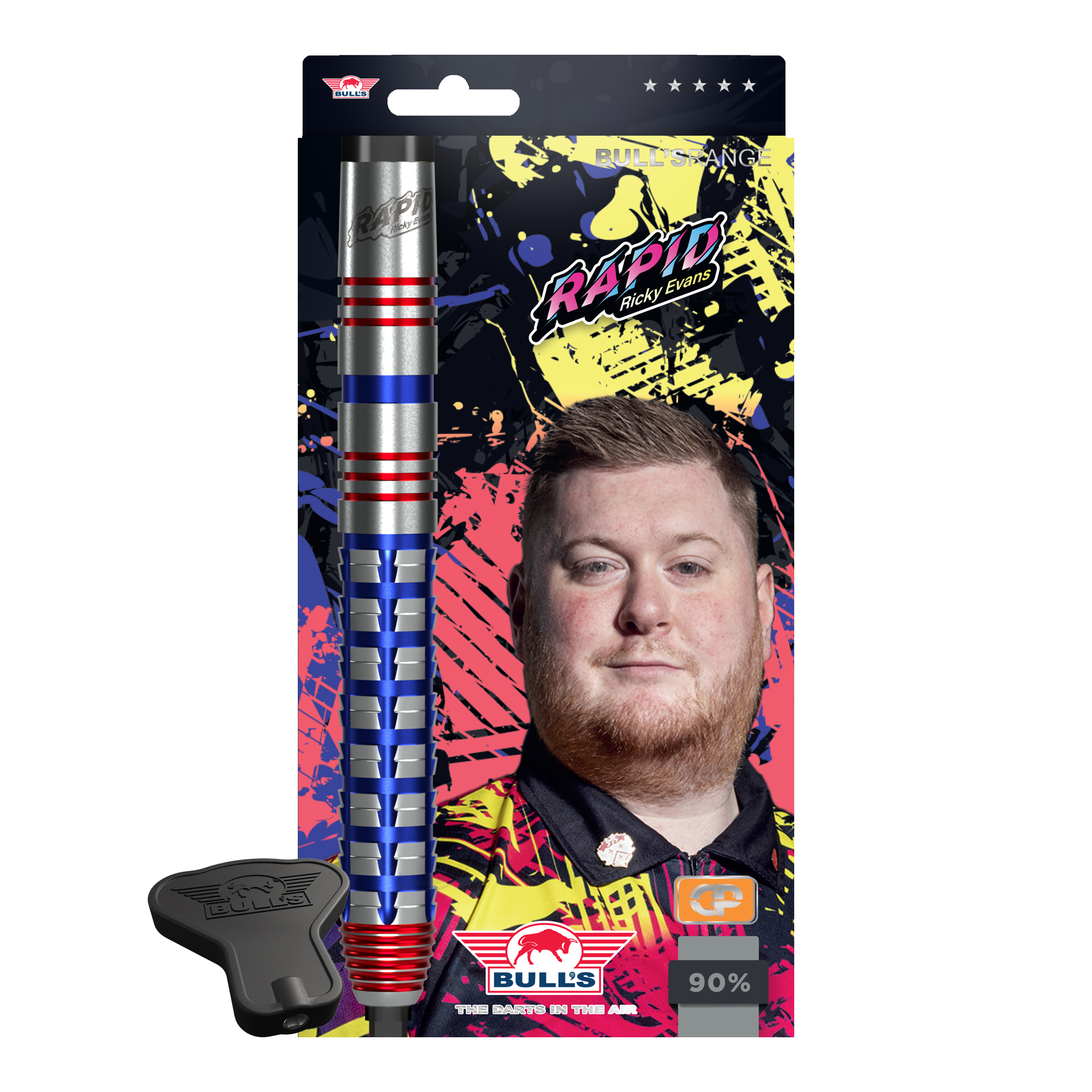 Šipky Bulls NL Ricky Evans Rapid Convertible Point Steel Zu sehen sind Bulls NL Ricky Evans Rapid Convertible Point Steeldarts. Das Set ist für verschiedene Spielweisen geeignet.
