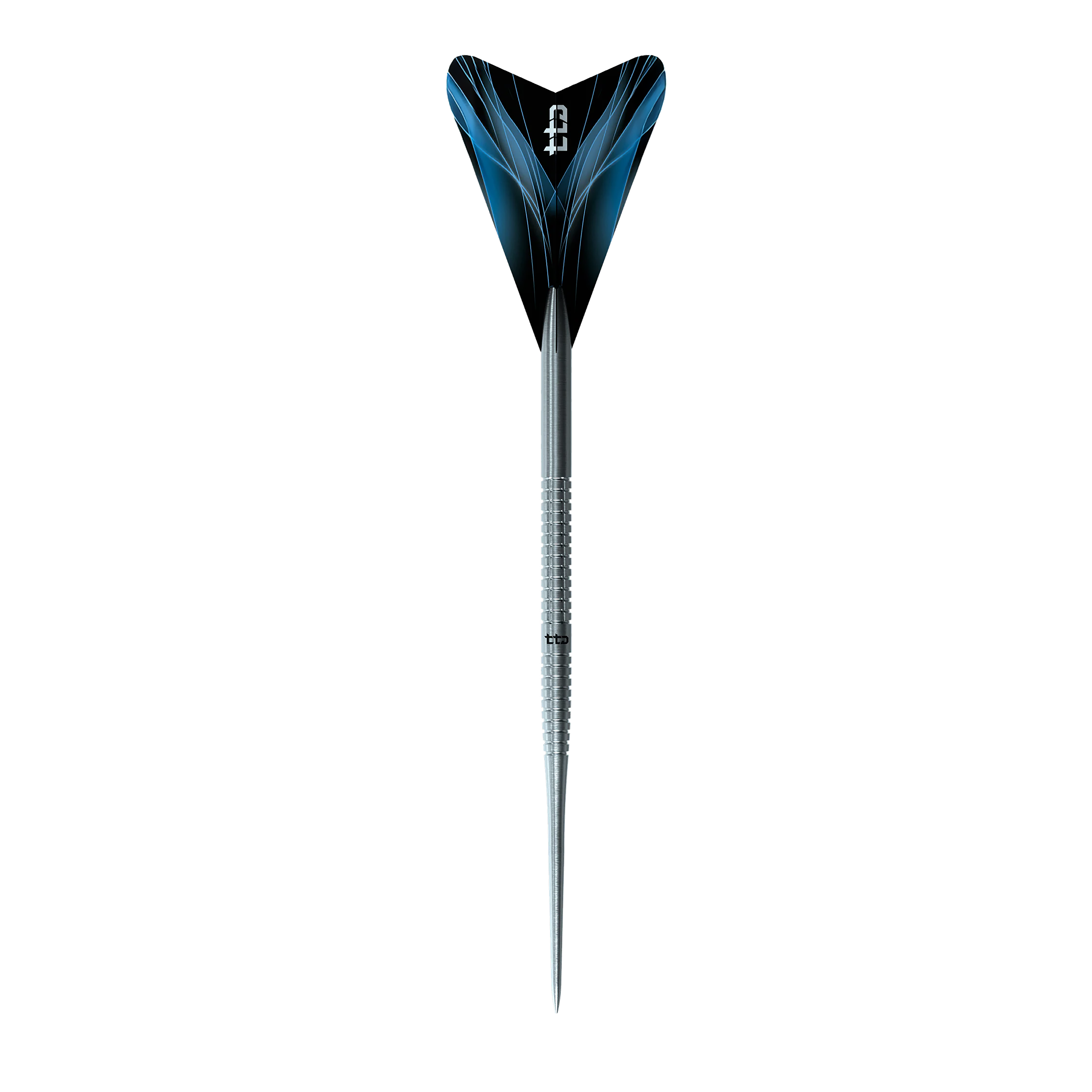 Caliburn TTD Complete Titanium T1 Stříbrné Steeldarts - 5g Abgebildet sind die Caliburn TTD Complete Titanium T1 Silver Steeldarts - 5g. Diese silbernen Titan-Darts eignen sich für Profis und Einsteiger.